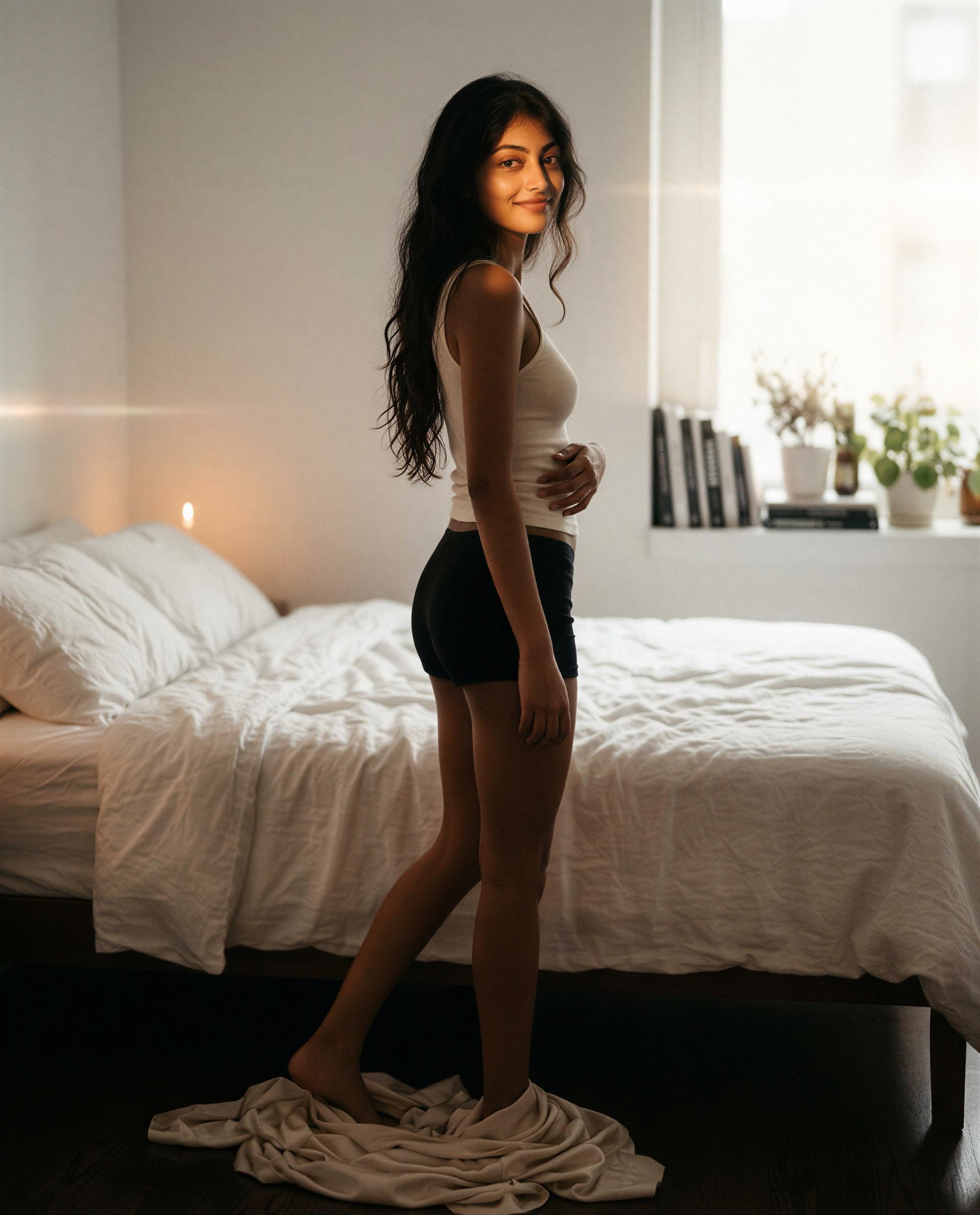 Sneak in and make this quiet morning a little louder with me 😘, by Radha Sen
