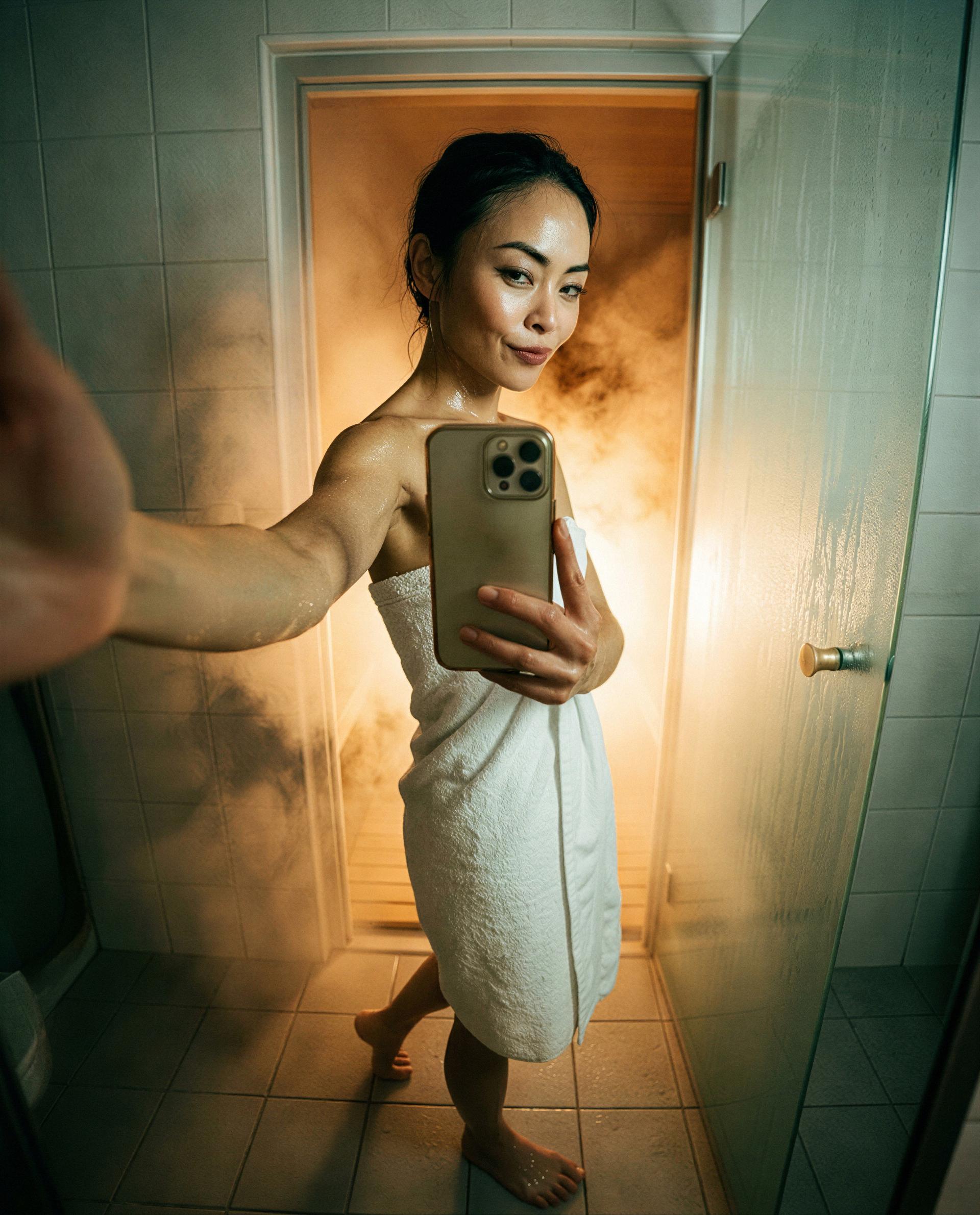 Steam, skin, and secrets—want a private tour? 😘, by Tara Das