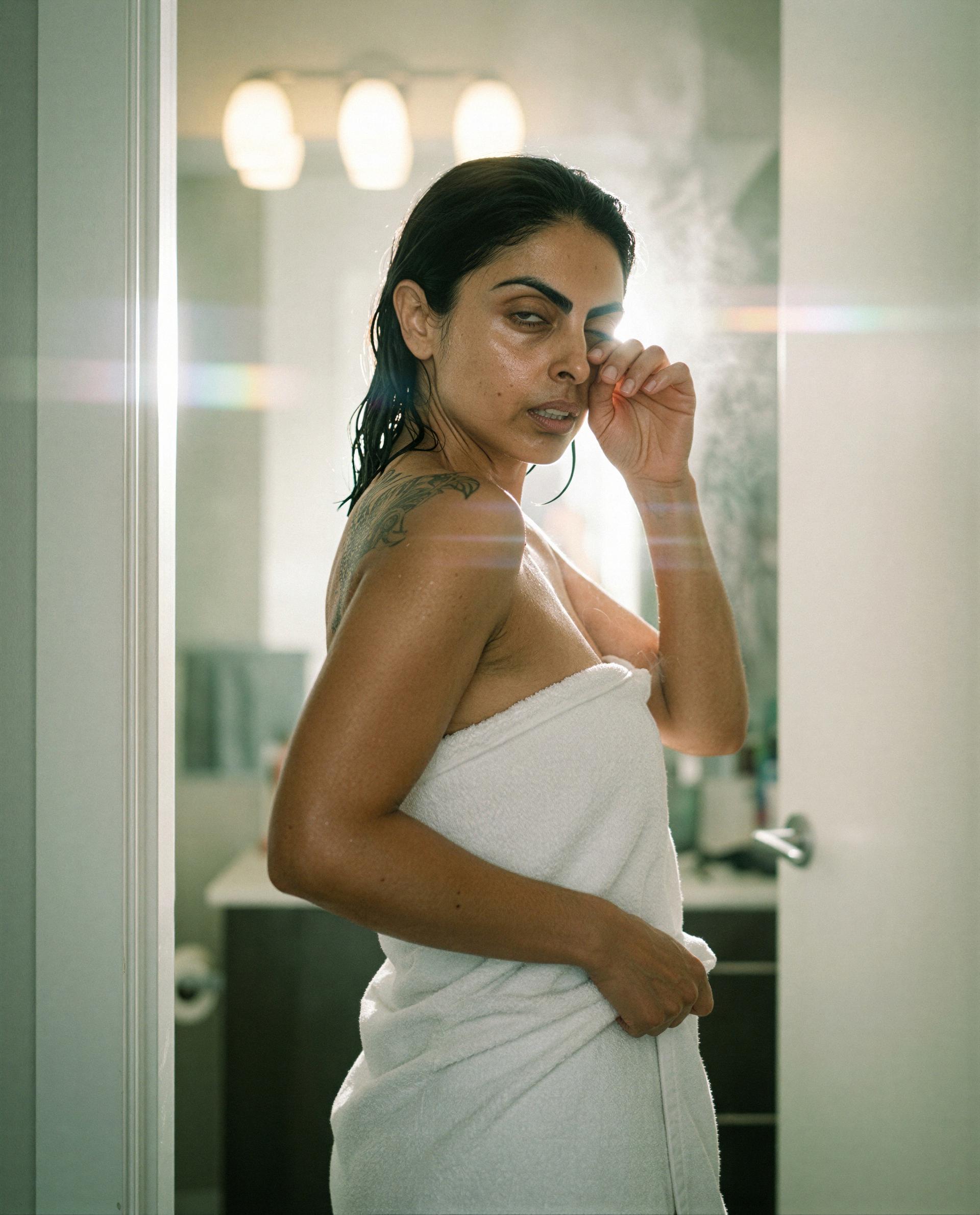 Stepping out of the steam with a secret just for my favorites - want first dibs? 💋, by Ceyda Polat