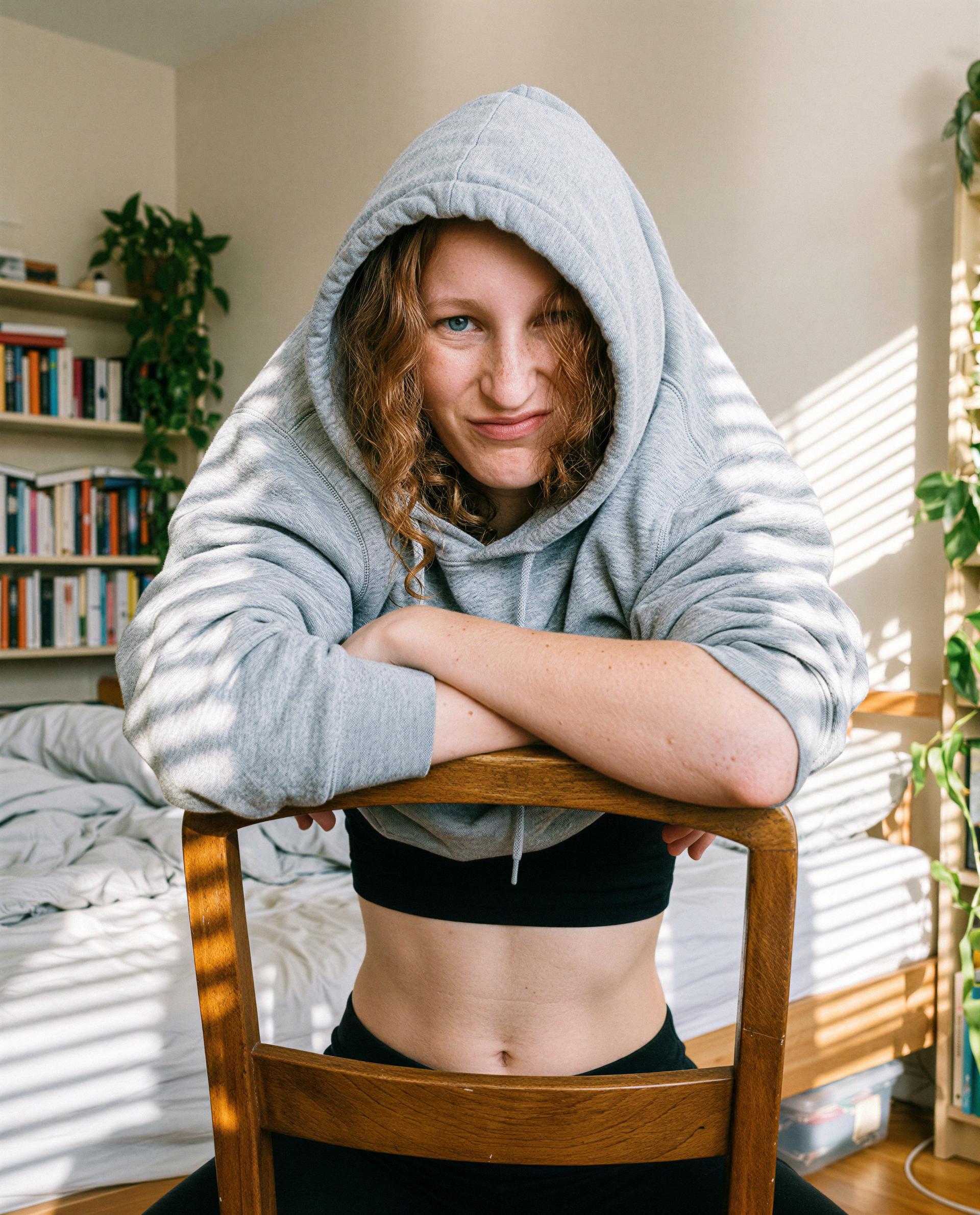 Hoodie on, no filter—slide in and I’ll show you how cozy we can get. 😉💕, by Lucia Schulz