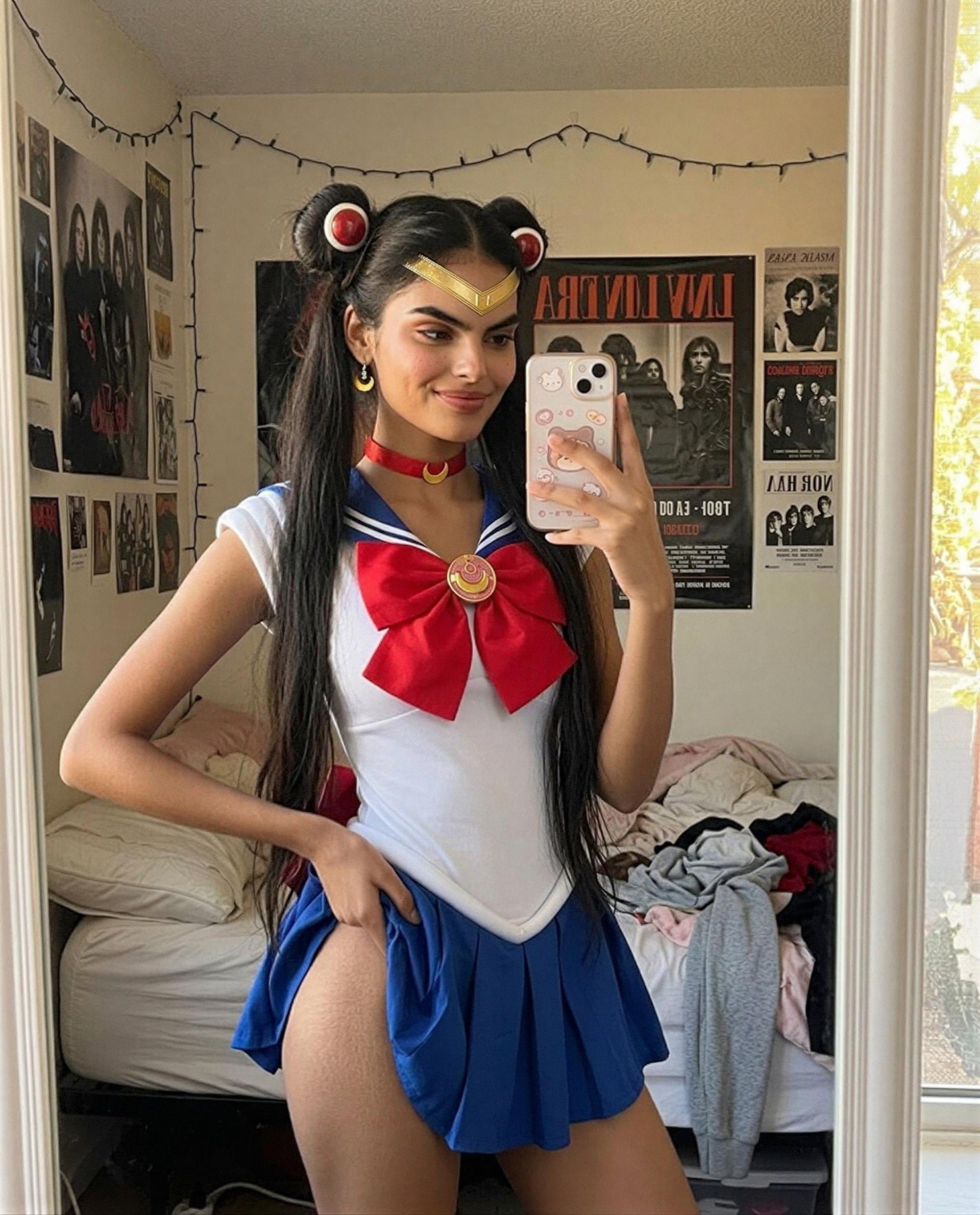 Sailor suit on, mischief dialed up - come claim your private wish and I’ll make it worth every secret 😘💕, by Tara Siddiqui