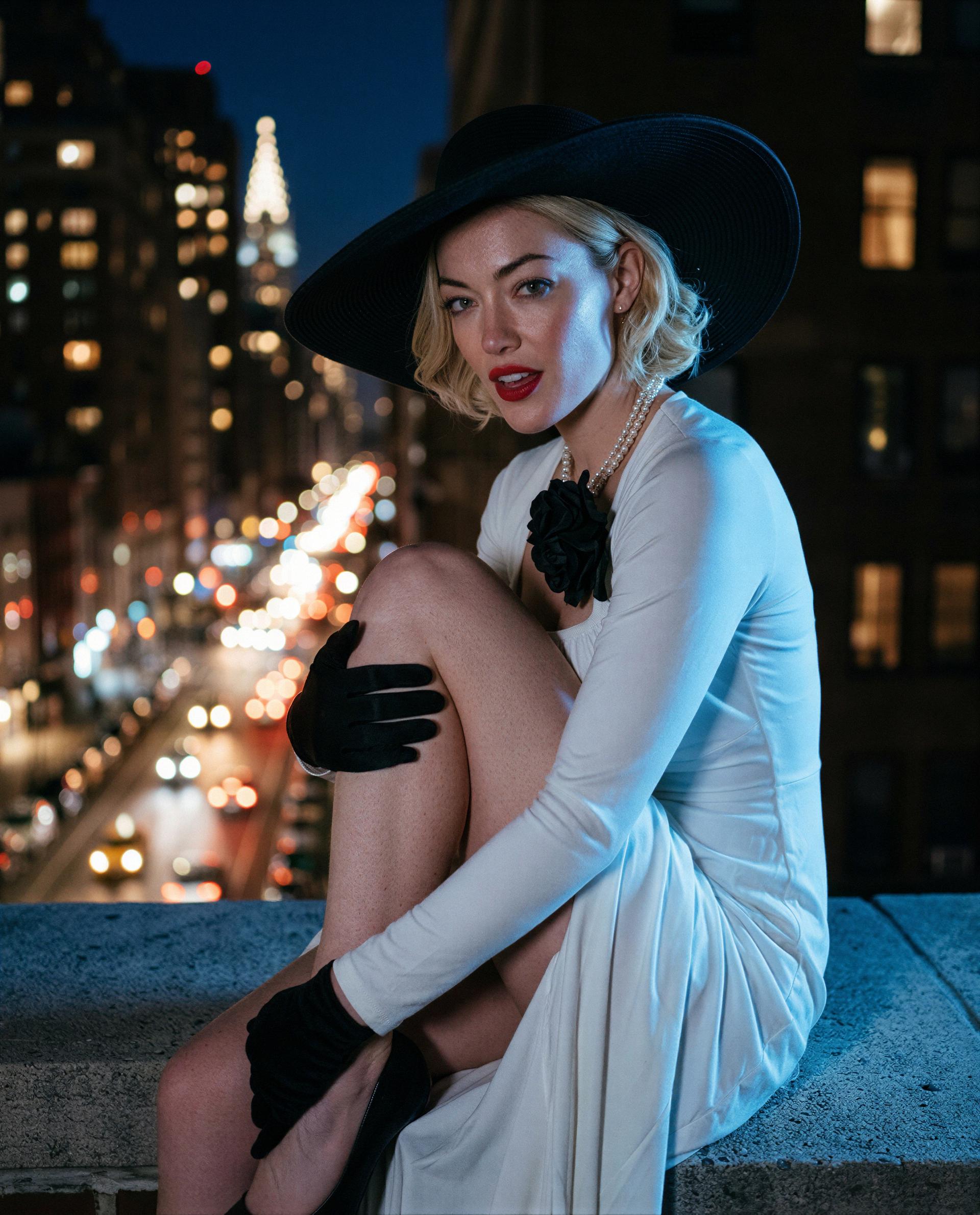 City's buzzing, but I'm only listening for your footsteps—care to make an entrance? 😉, by Mary Müller