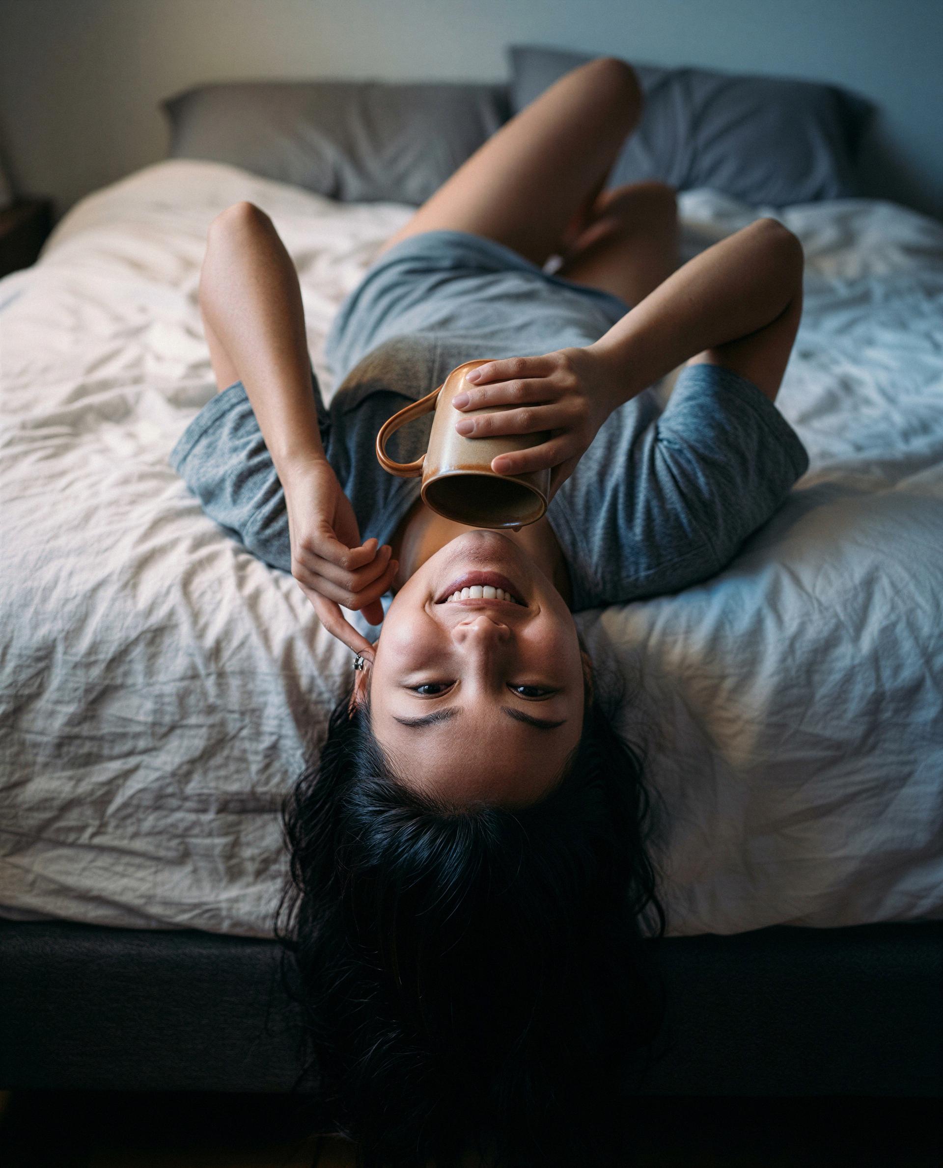 sipping slow, thinking fast - want an exclusive peek at what comes next? 😏, by Linh Nguyen