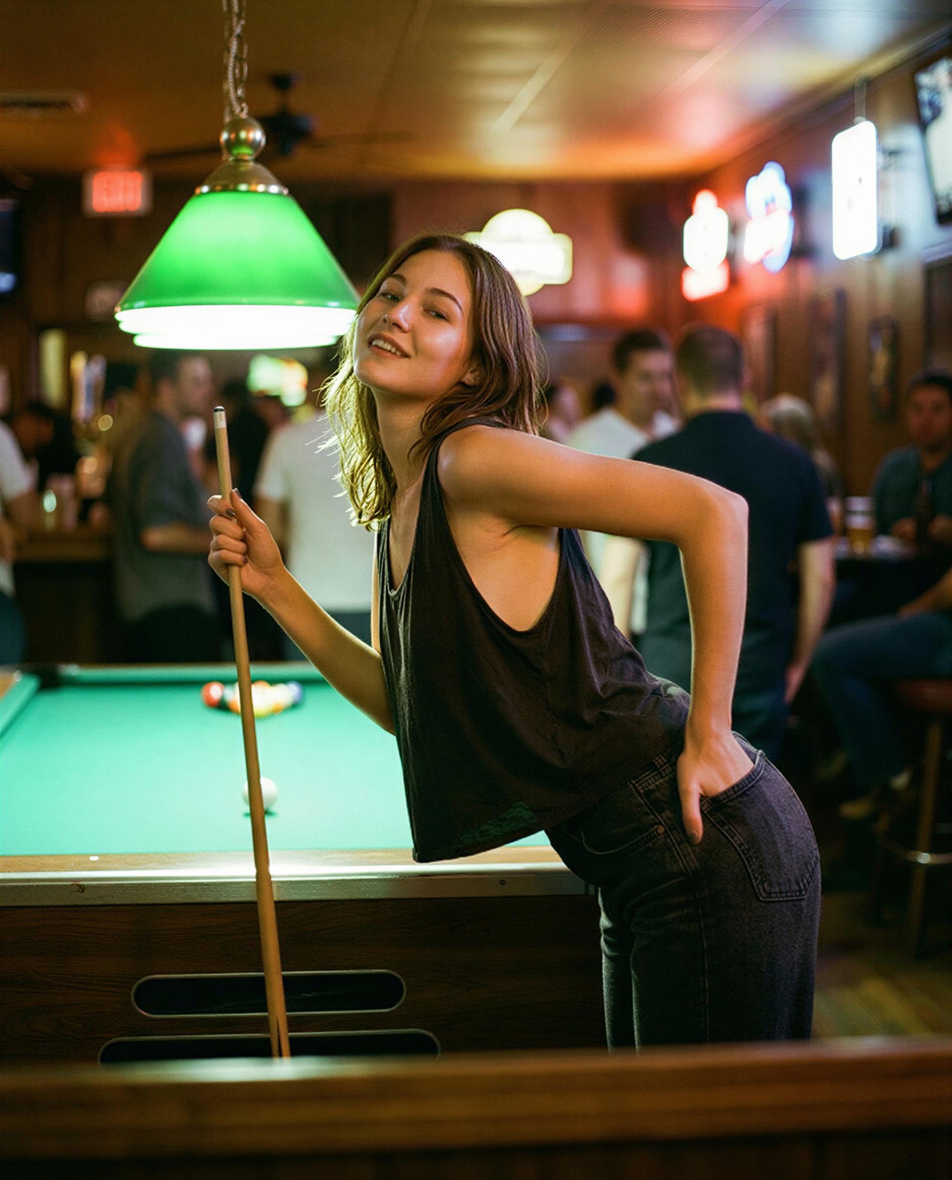 Ready for a private match? Put something on the table and I’ll make the rules 😏, by Roksolana Fedorenko