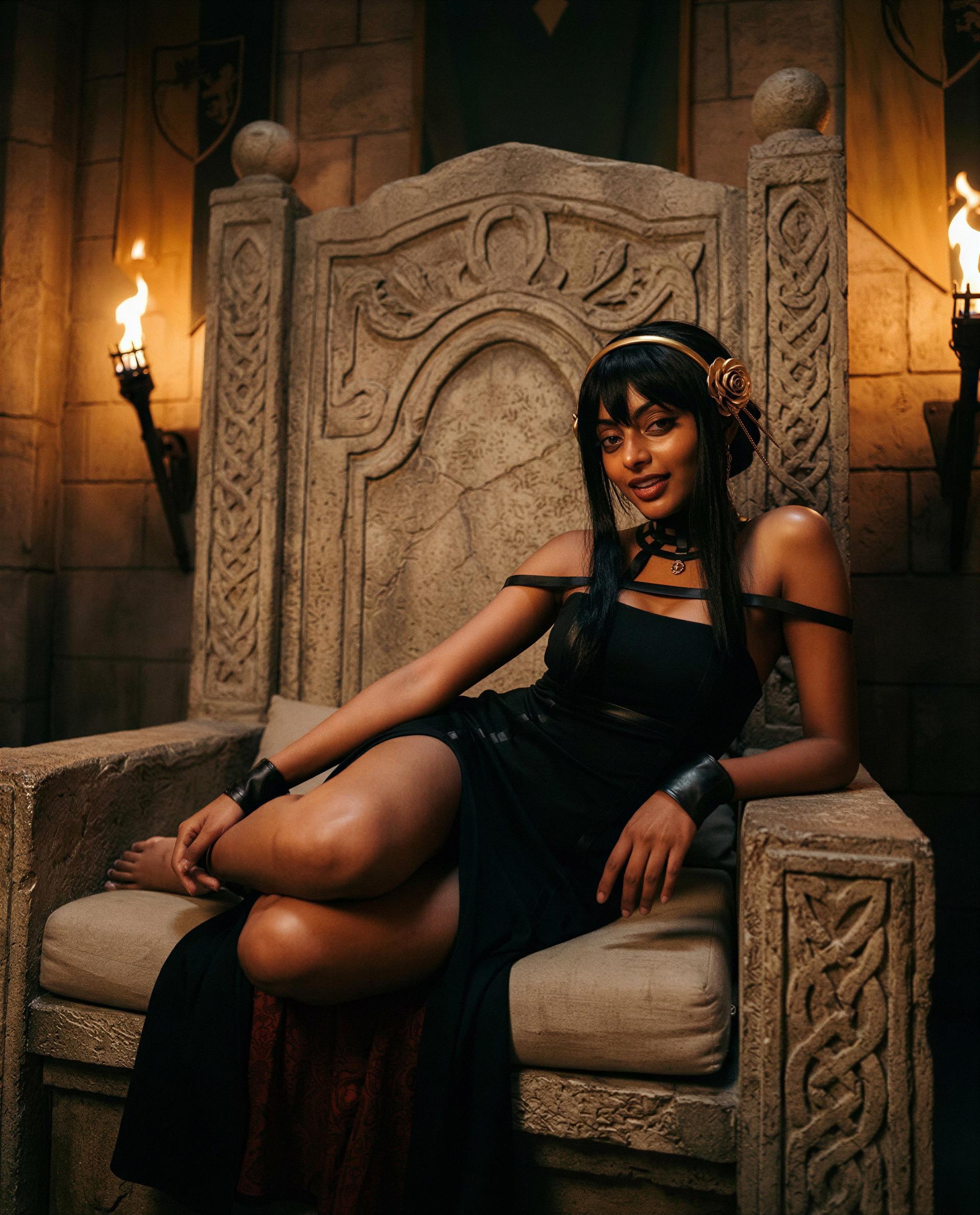 Perched on my throne, waiting for the VIP who knows how to make me melt—could that be you? 🔥😘, by Riya Agrawal