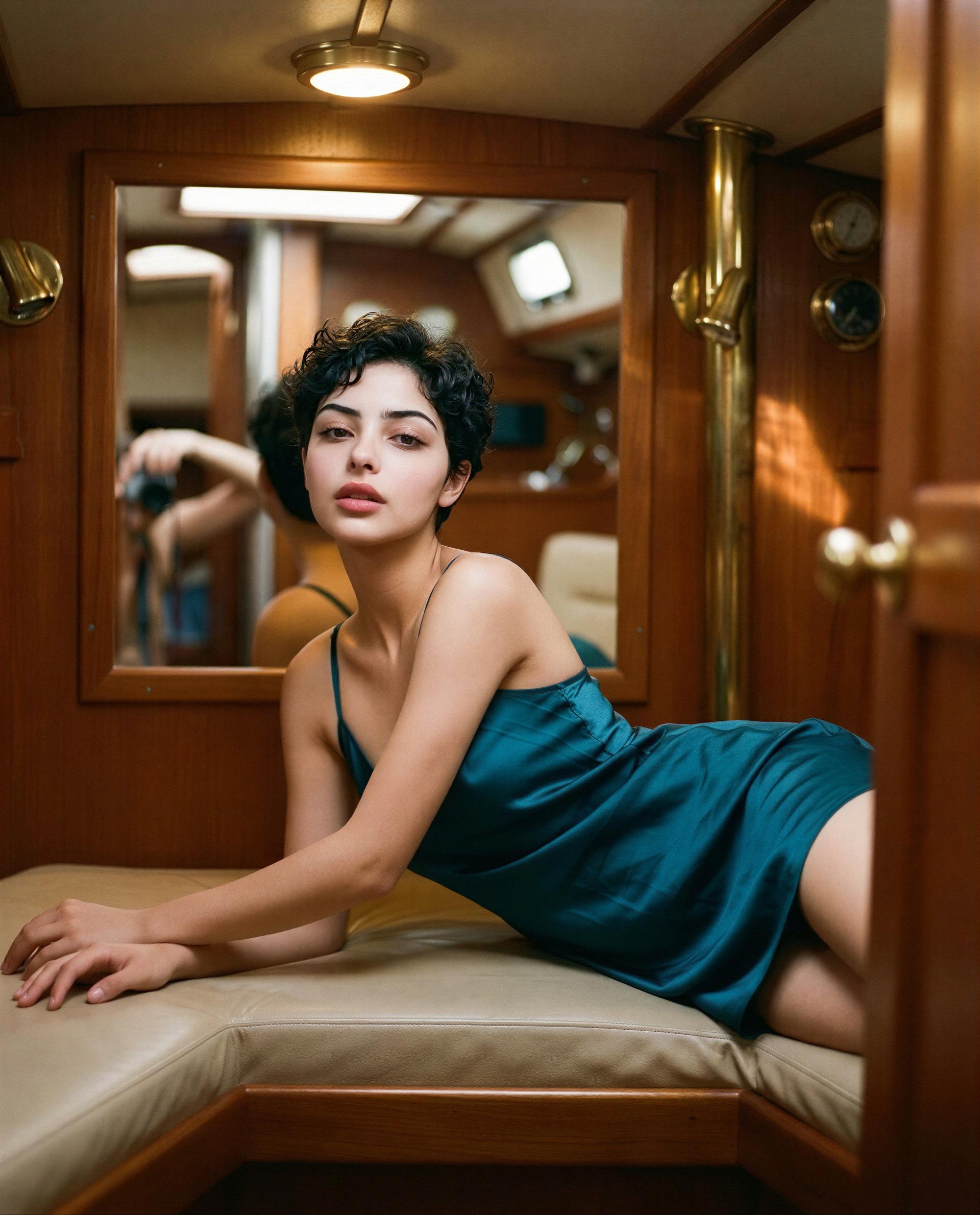 sliding into something silky - who wants to press pause and stay a little longer? 🫣💫, by Talia Arman