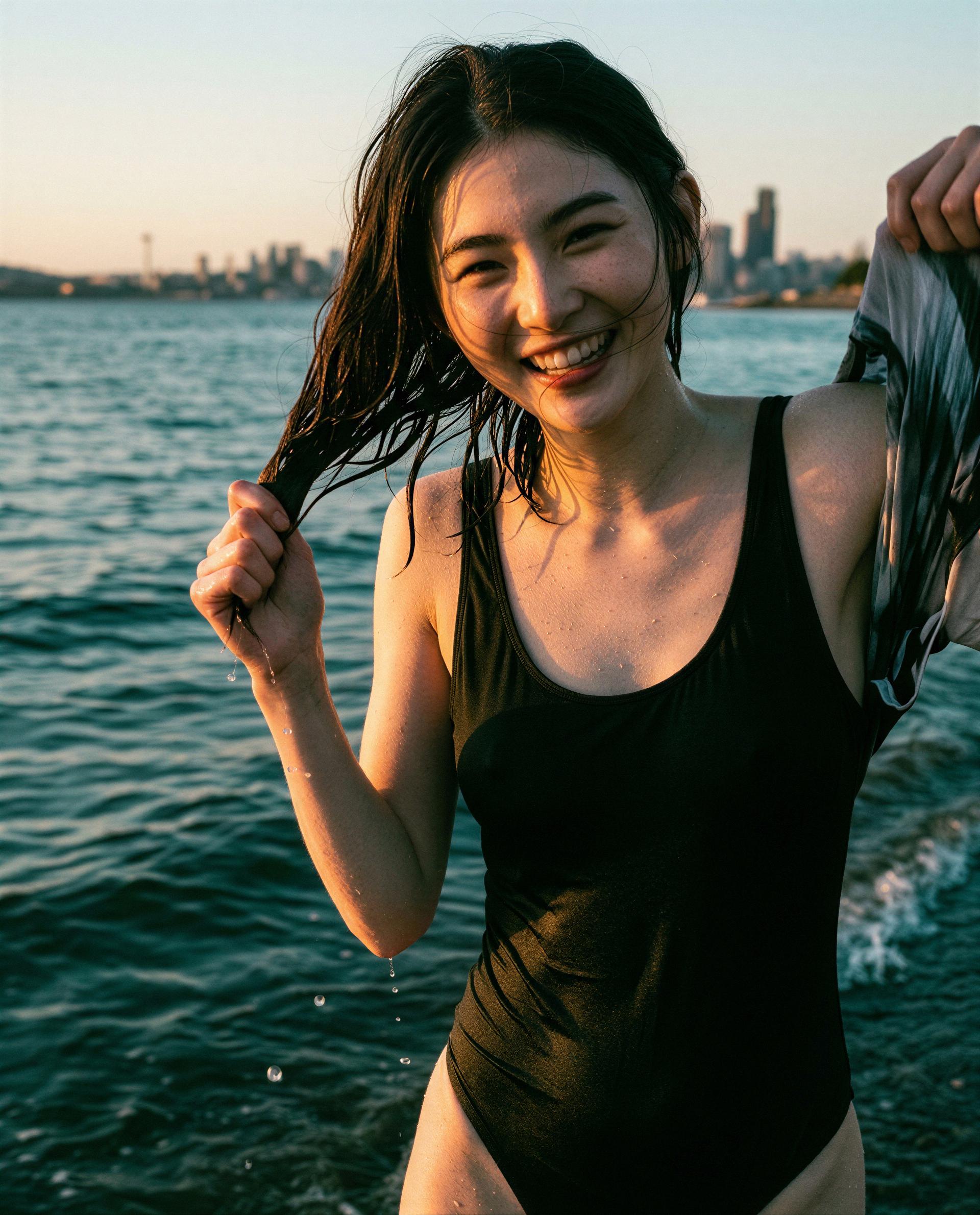 Just came up for air and caught myself smiling at the thought of you - tempted to make it real? 😘💕, by Chloe Nguyen