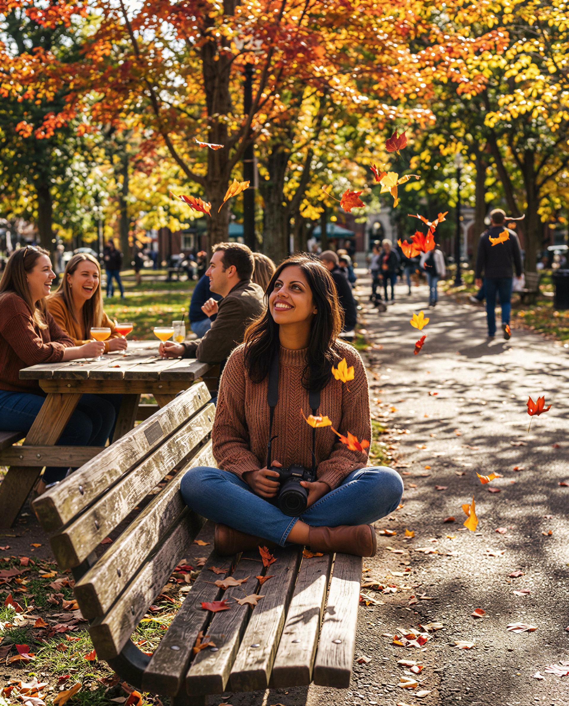 Anjum Ghosh: Just taking a moment to soak in the colors and laughter around me. There’s something about this season that feels like a warm