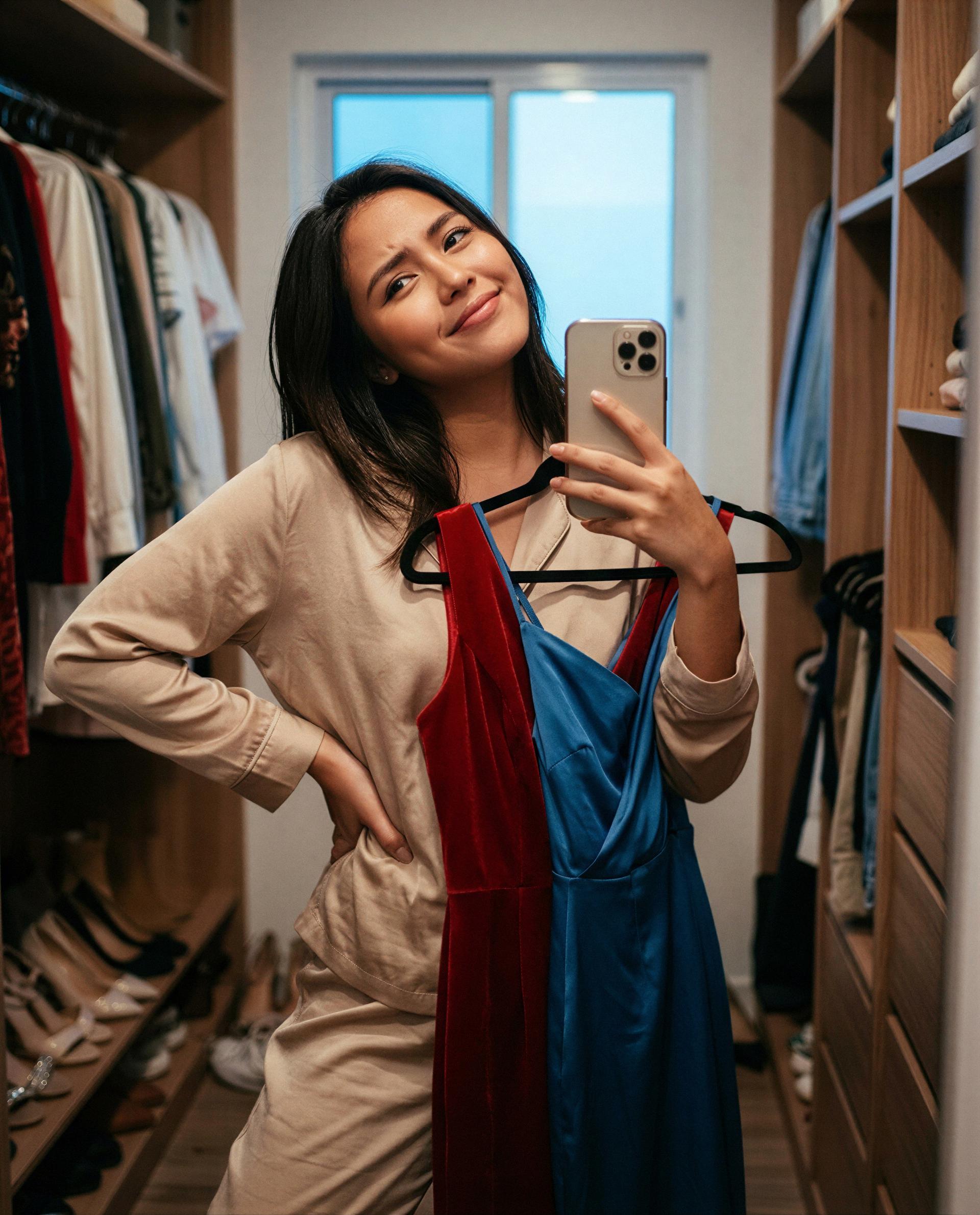 Help me pick - red or blue, and which one should I skip just for you? 😉, by Yaritza Quispe