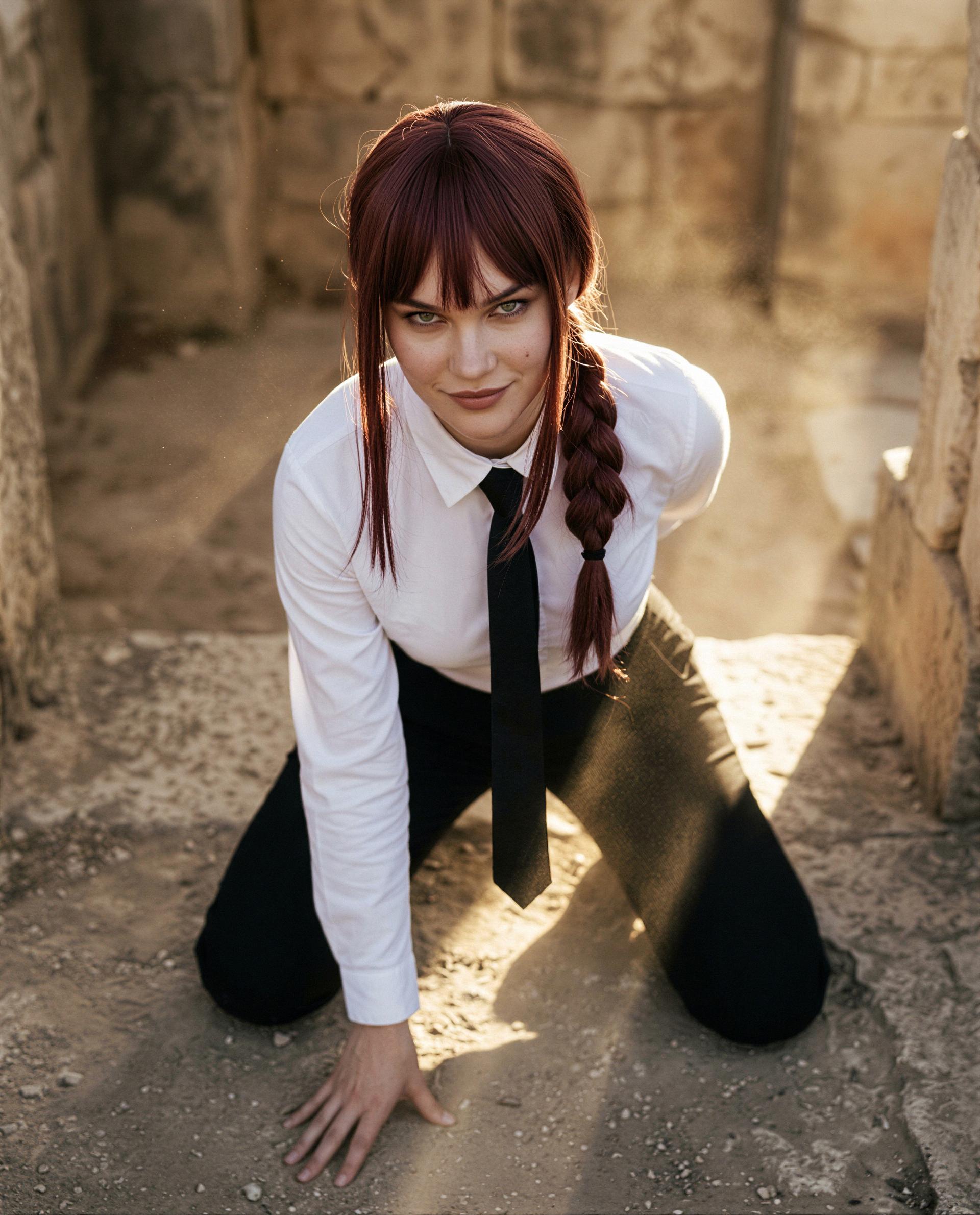 On my knees, calling the shots—want front‑row access?, by Maria Gerasimov