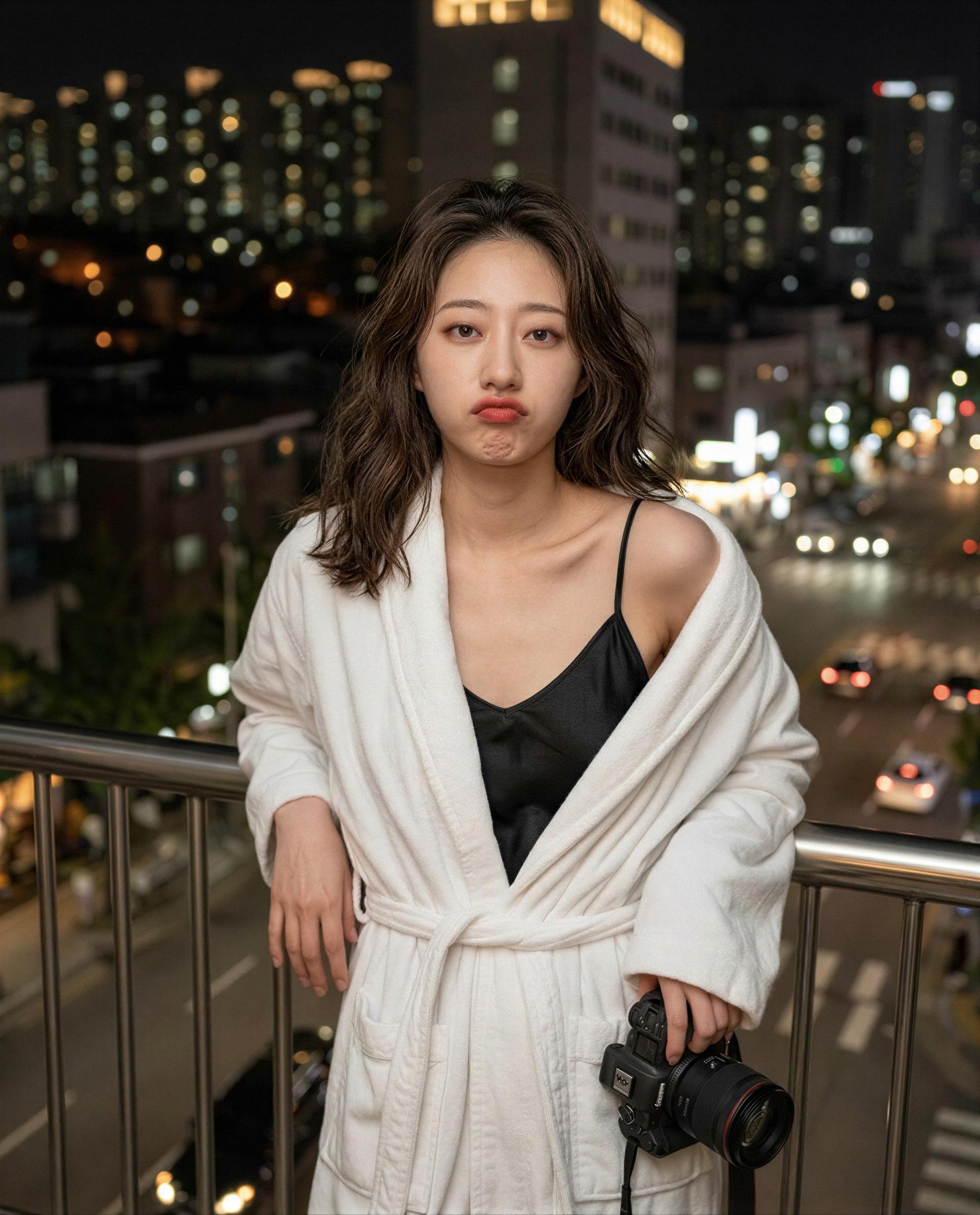 Just me, a little daylight, and some night adventures waiting... 🌙, by Rui Yang