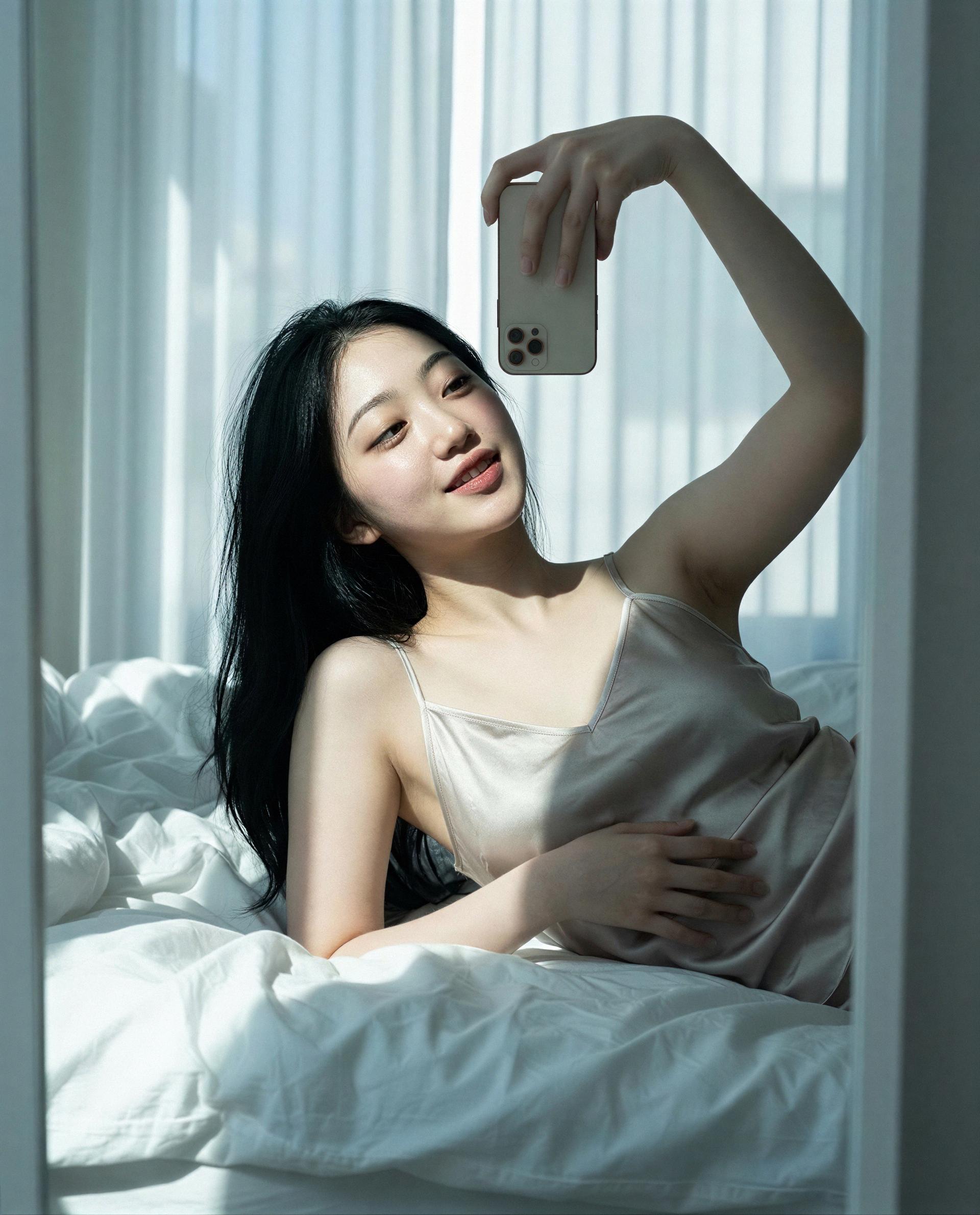 Woke up with mischief on my lips—come claim the rest, just for you 😘💕, by Sakura Patel