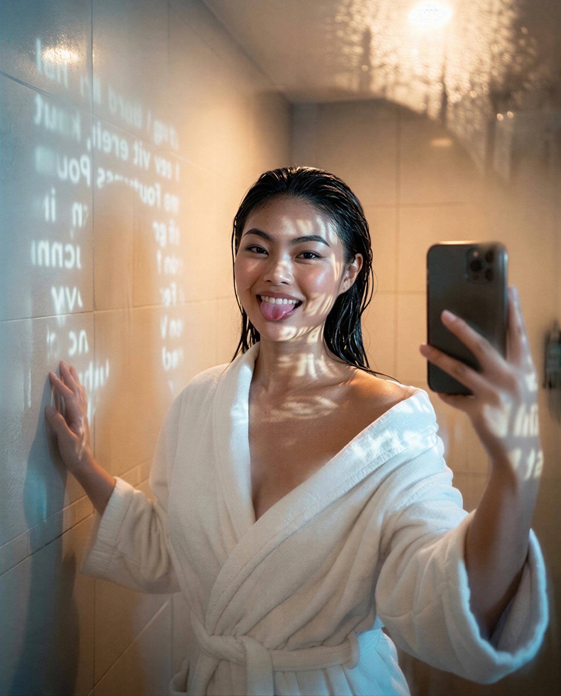 Robe slipping, patience running out - show me you’re worth the upgrade 😏, by Grace Nguyen