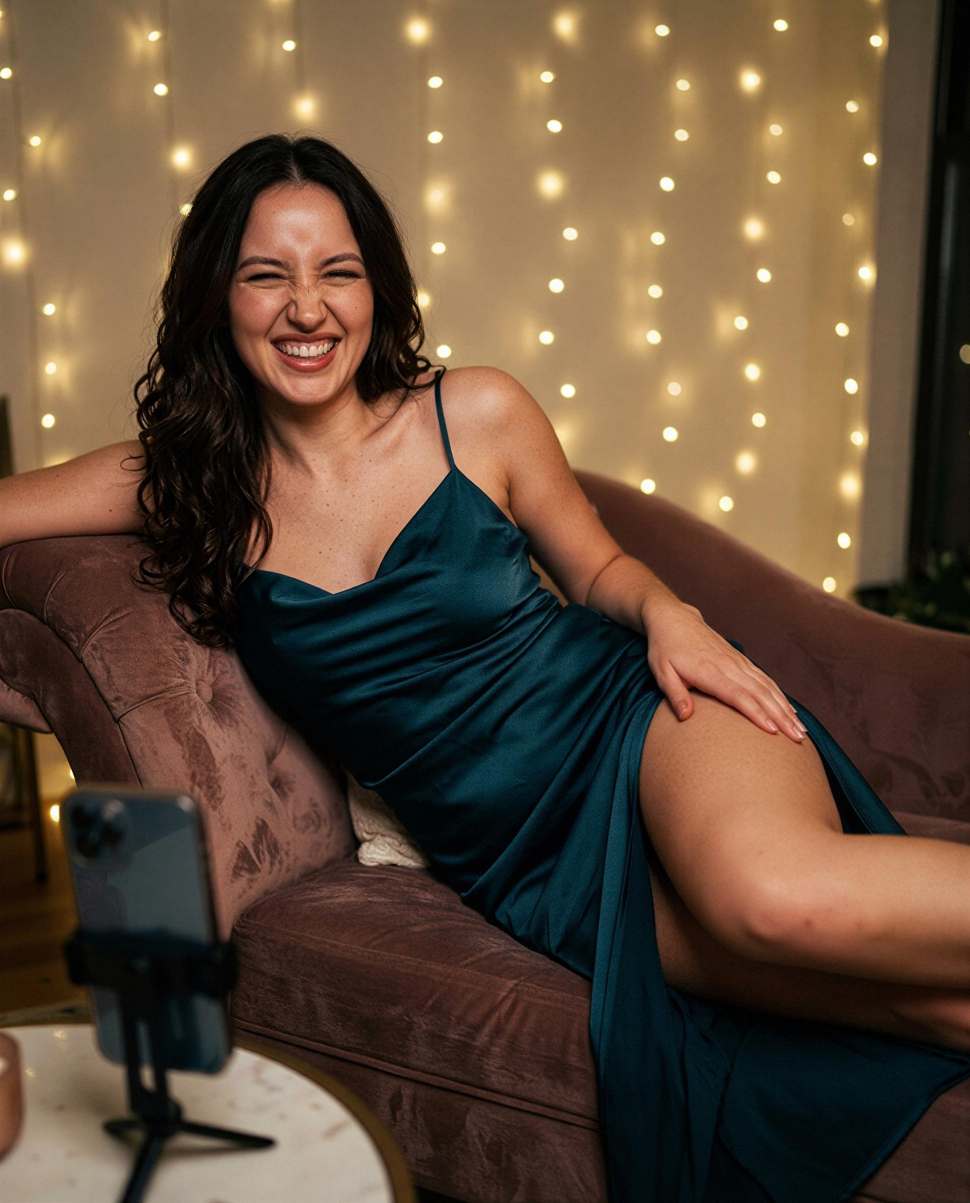All dressed up and a little dangerous—think you can handle getting closer? 💕, by Esperanza Xochicalco