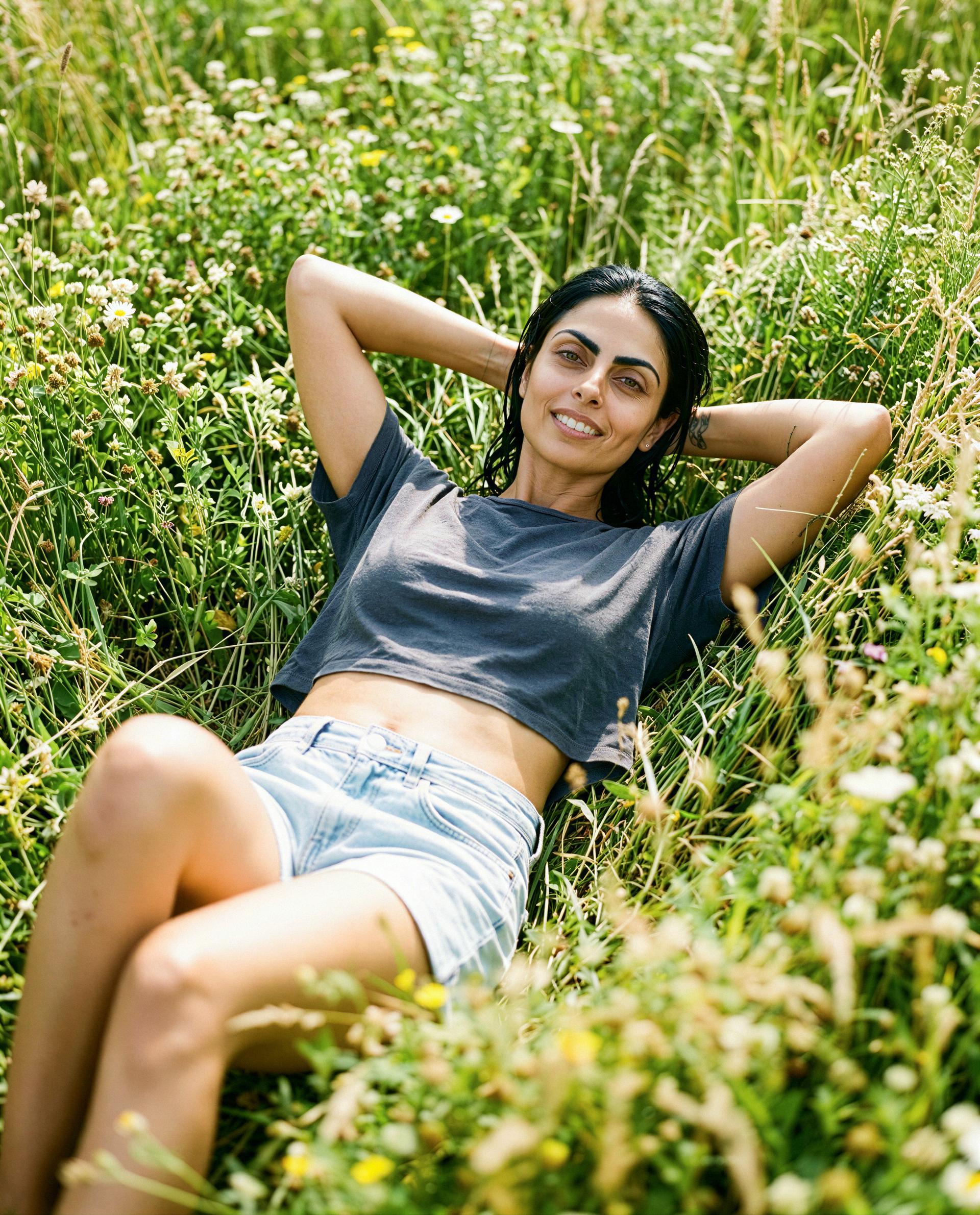 Lying here wondering which part of me you’d discover first - want a private map? 😉💕, by Ceyda Polat