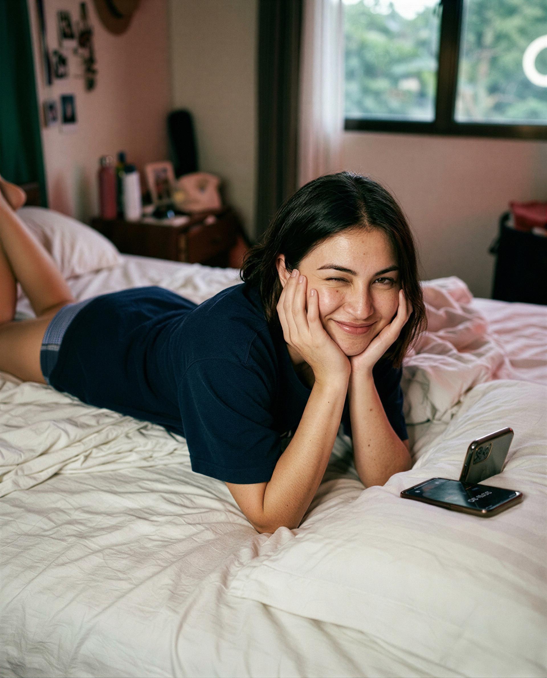 Practicing my best smile - think you can handle the lesson in person? 😘, by Gauri Ansari