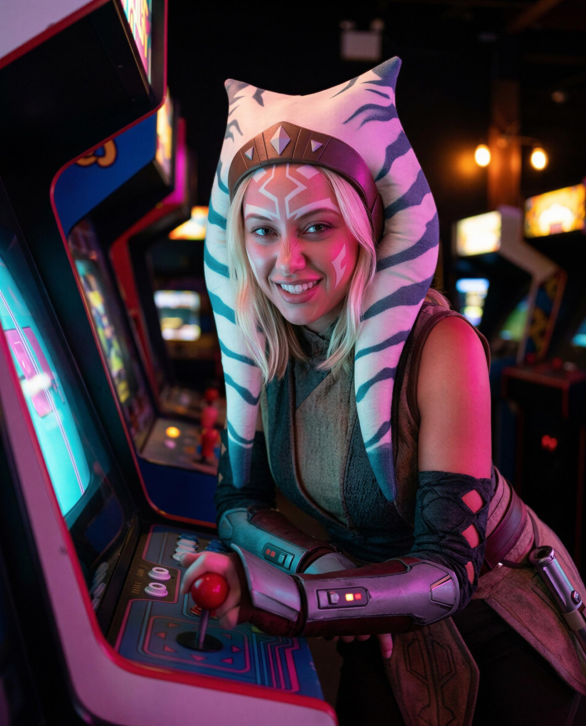 Got the joystick—be my player two and I’ll show you my secret combo? 😘🎮, by Ngoc Anh Ly