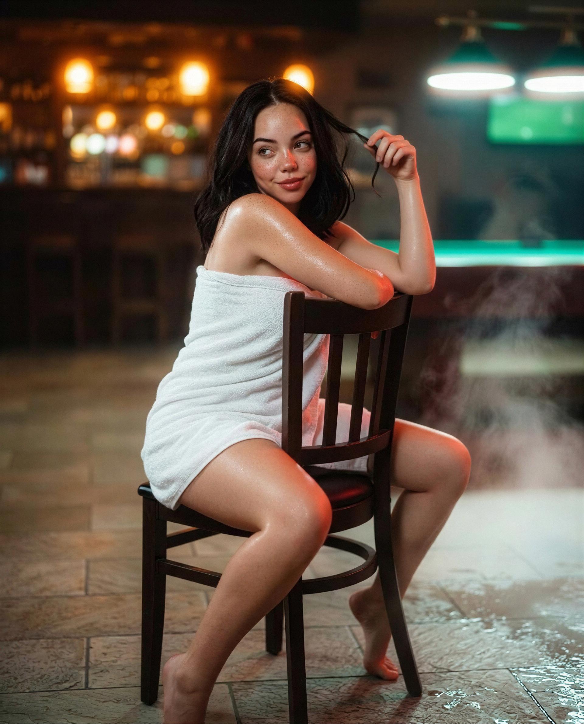 Steam rising, towel tight — who’s staying for the encore?, by Raquel Costa