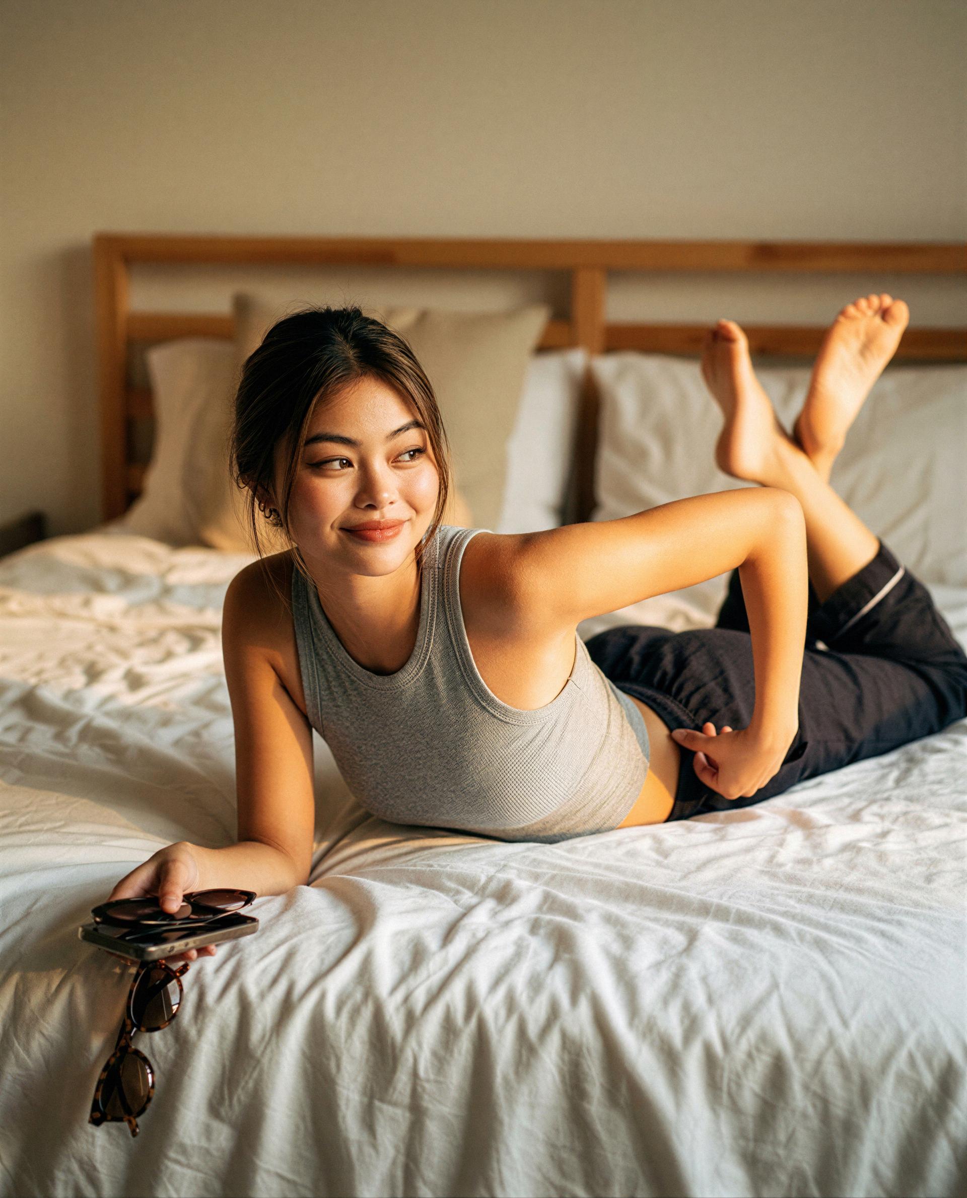 Grace Nguyen: Relaxing in effortless style... wanna share the moment?