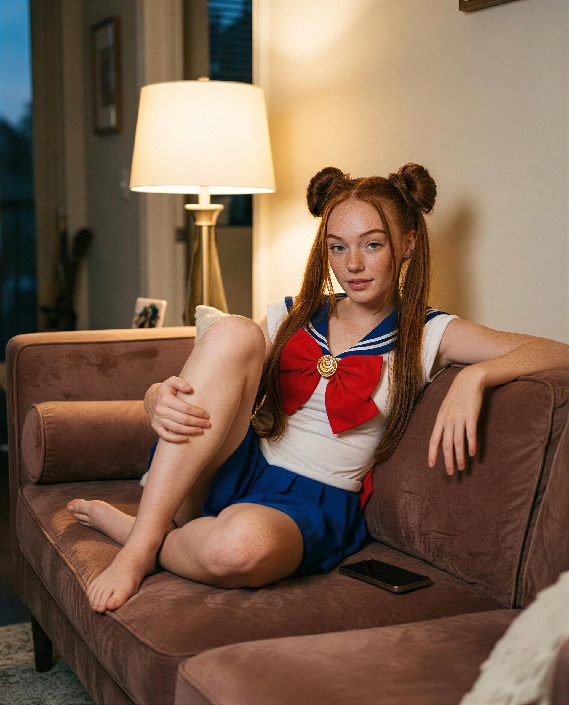 Looks like this Sailor Moon’s got some secrets… wanna help me reveal them? 😏, by Élodie Braun