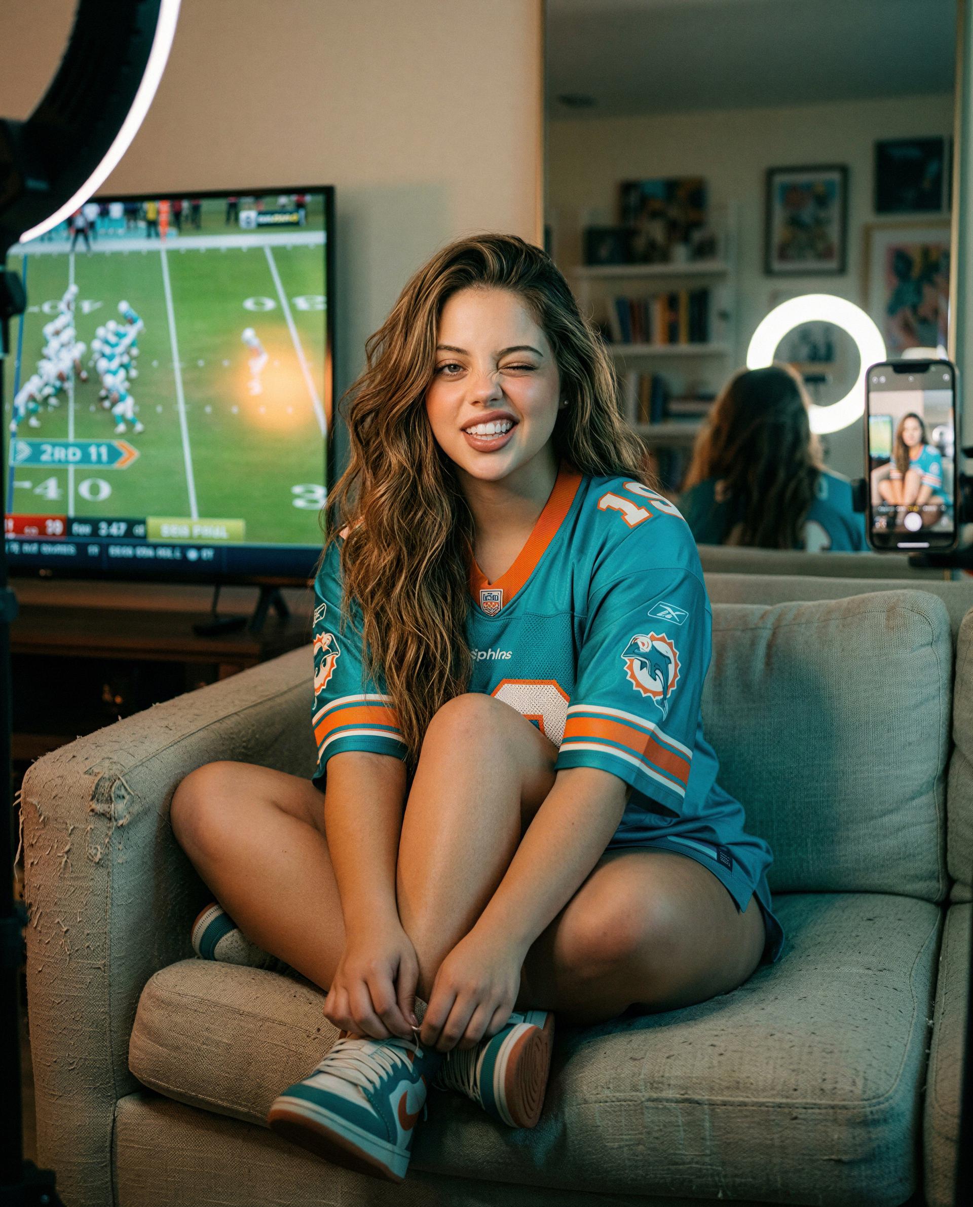 Halftime's mine—come claim the second half with me 😘, by Teresa Sánchez