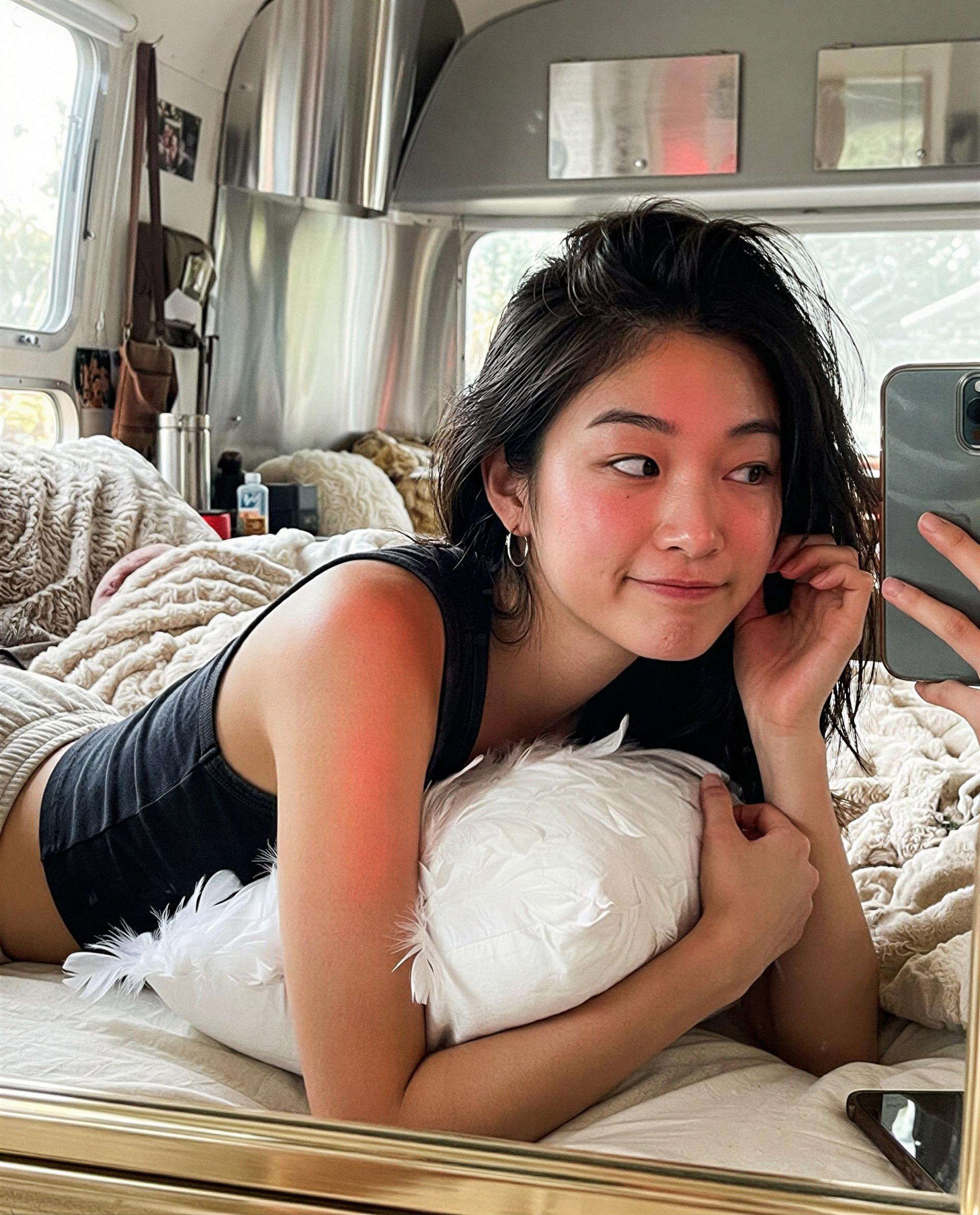 Chloe Nguyen: Cozy vibes and soft whispers, who's joining me? 😏