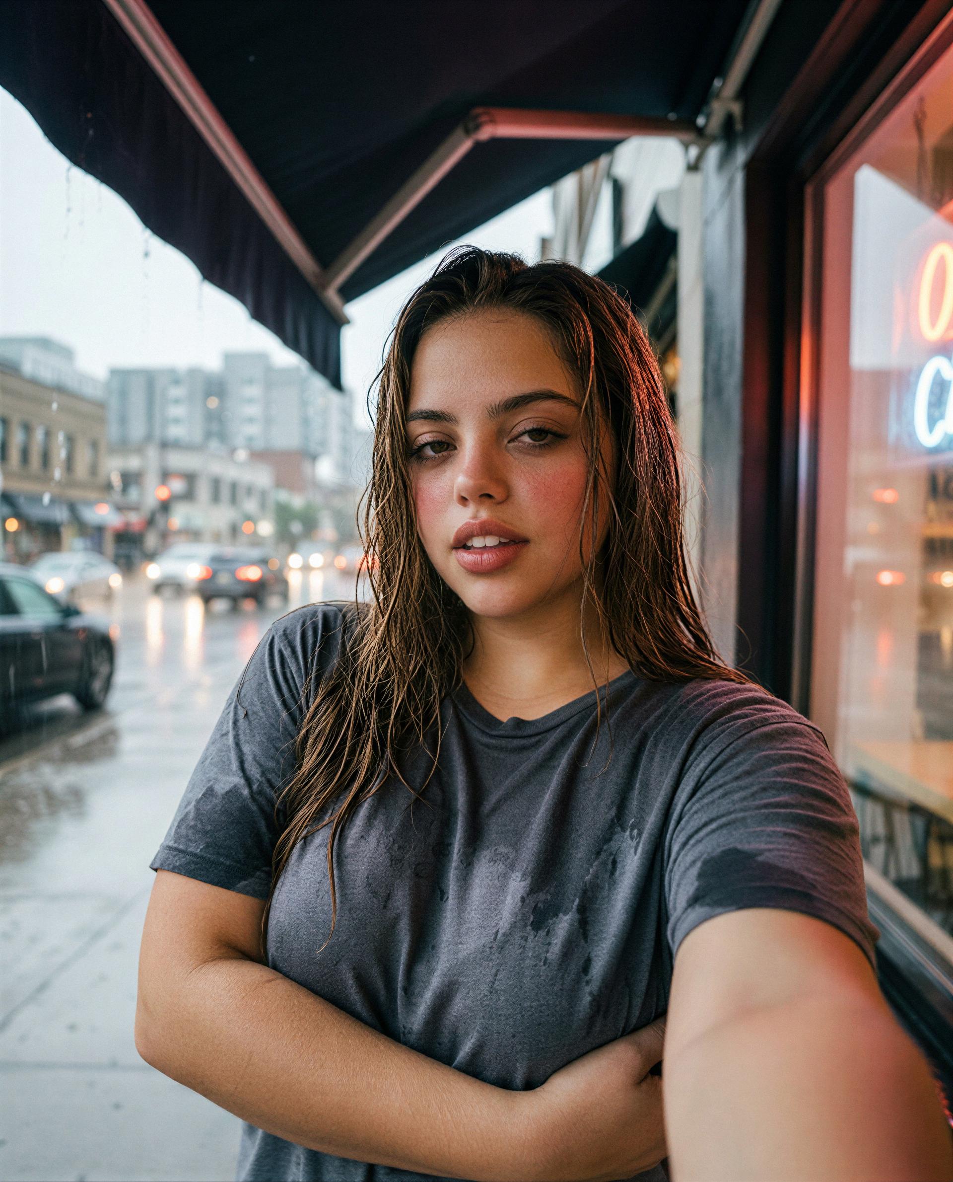 Soaked and feeling wicked—want a private show tonight? 😘, by Teresa Sánchez