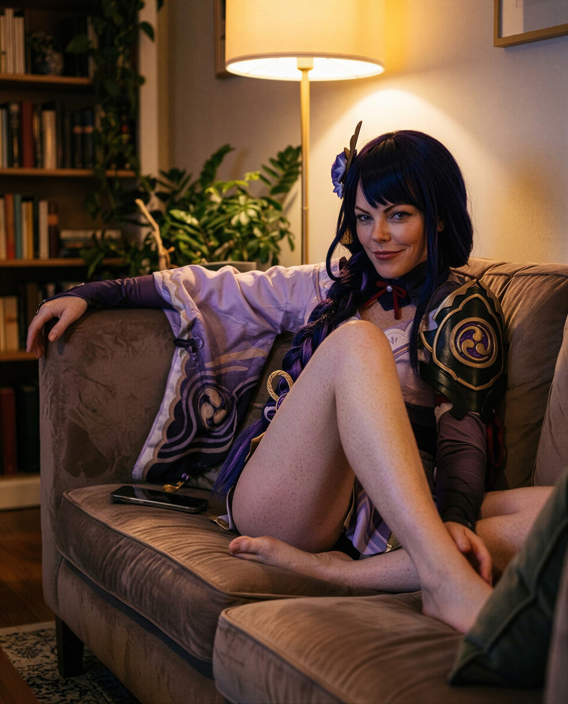 Cozy, curious, and dangerously inviting—wanna be my secret tonight? 😉, by Clara Bauer