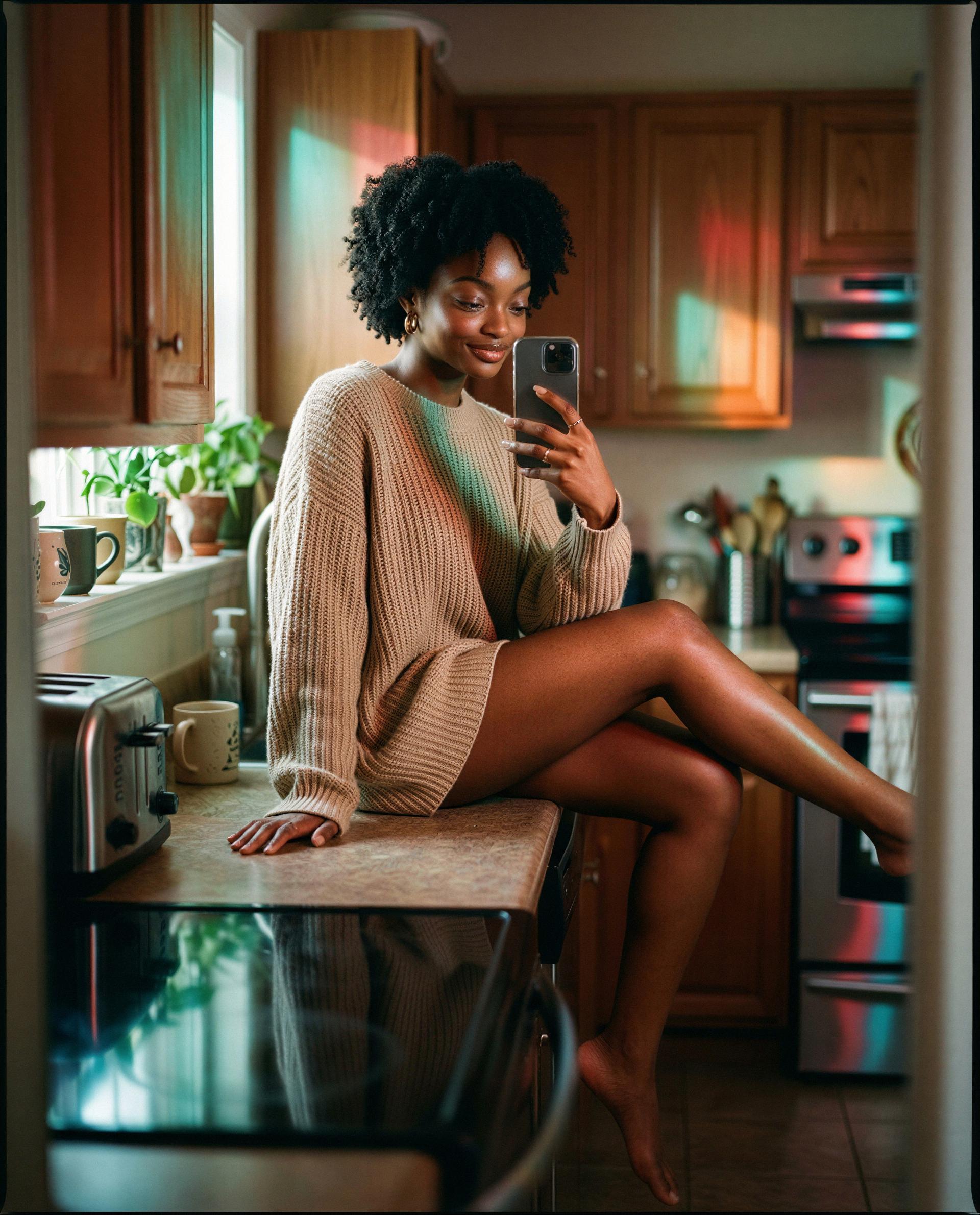 Got a cozy sweater and a private chat with your name on it—come claim it 😘💕, by Shaniya Diallo