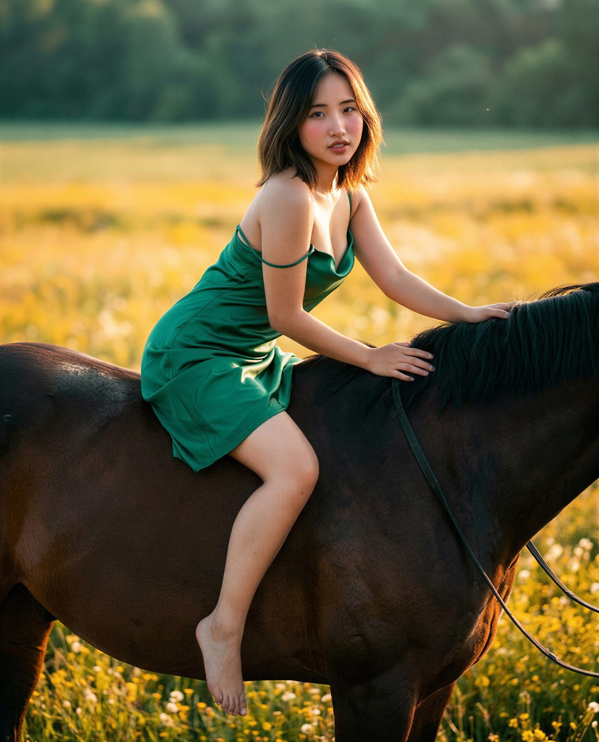 Stole a horse and your attention - come claim both tonight, babe 😉, by Ava Yamamoto