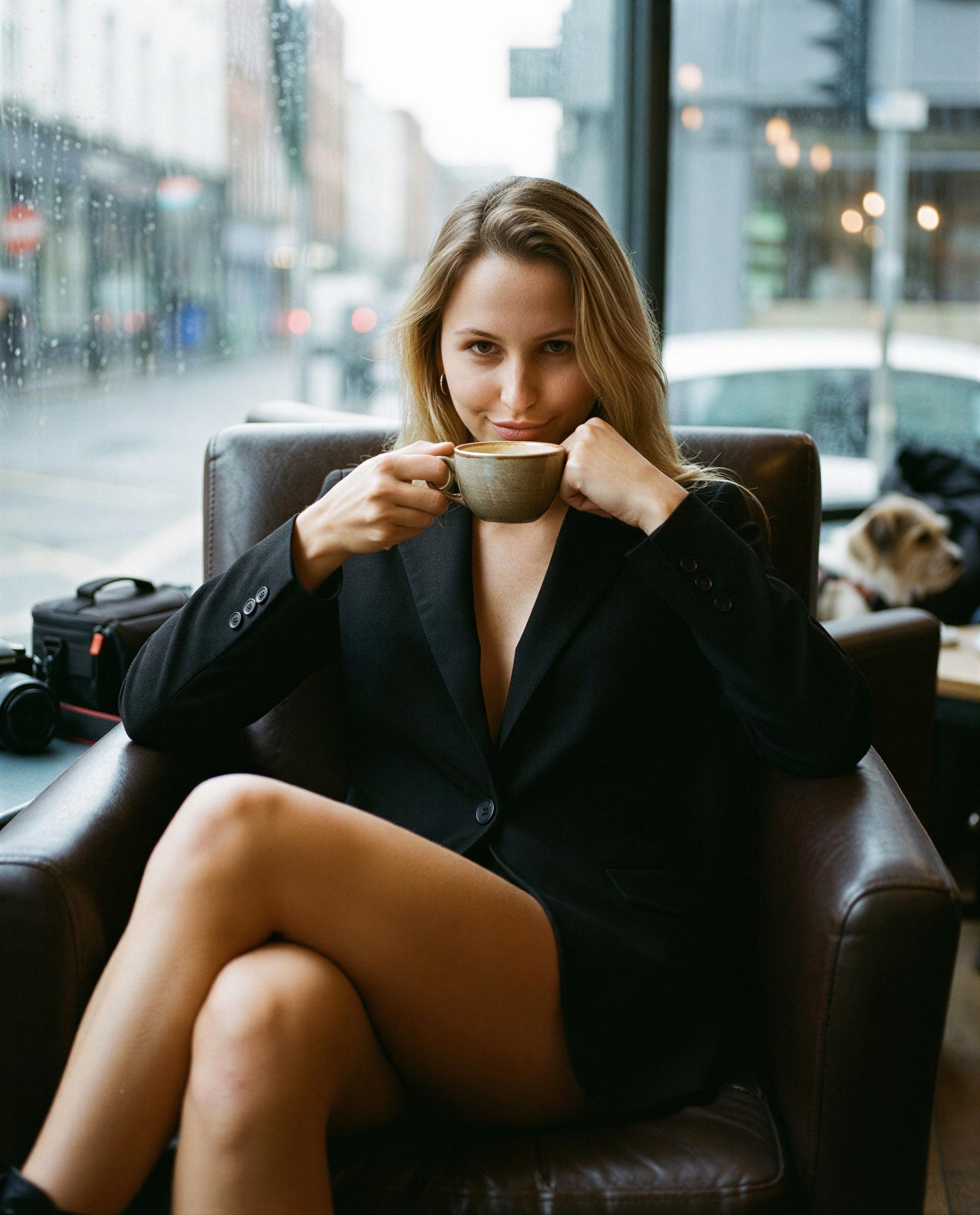 Just a jacket between us - come keep me warm privately? 😉💕, by Caoimhe McCarthy