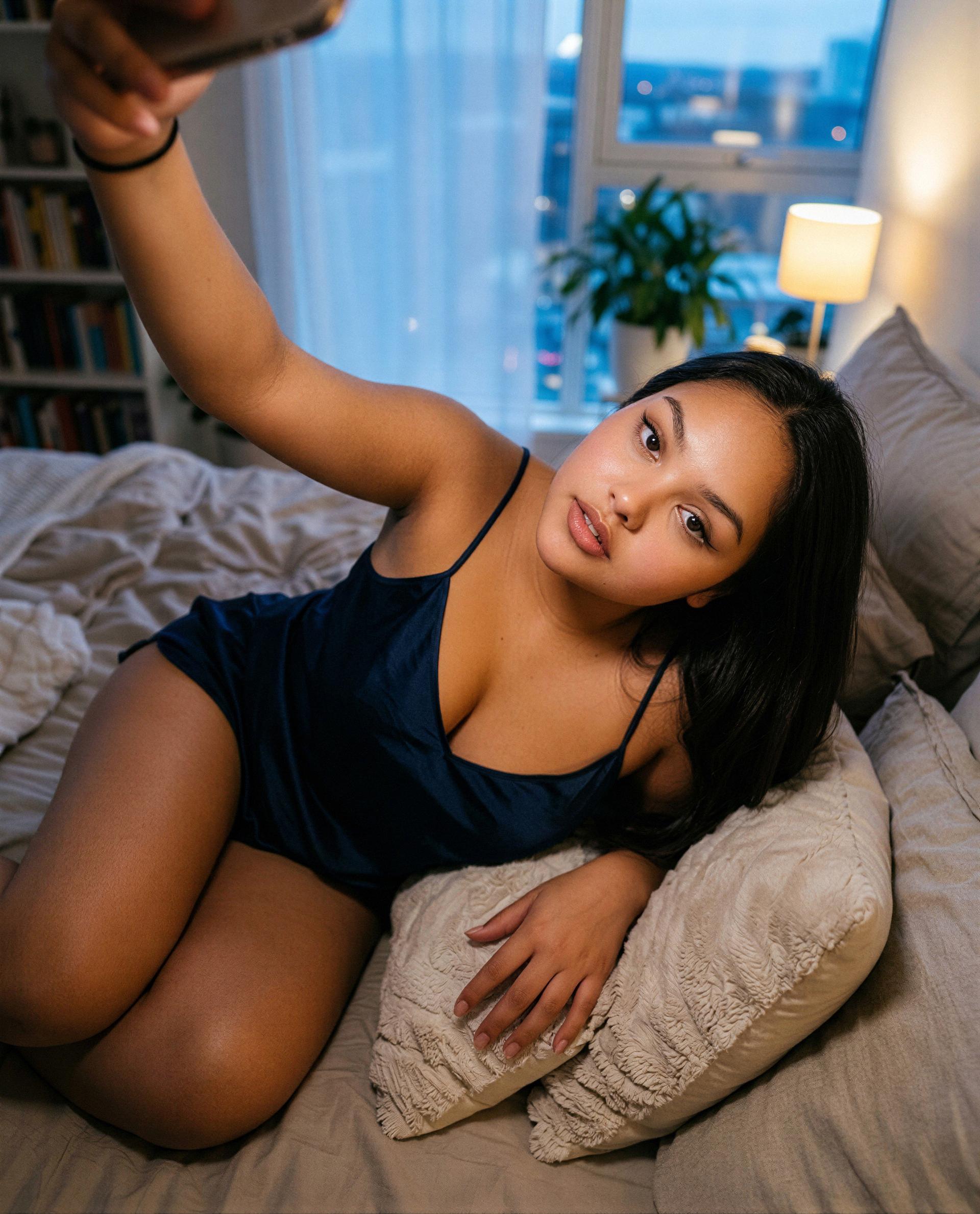 Cameras on, lips ready - buy the invite and I’ll bend the night just for you 😘🎟️💕, by Maia Rios