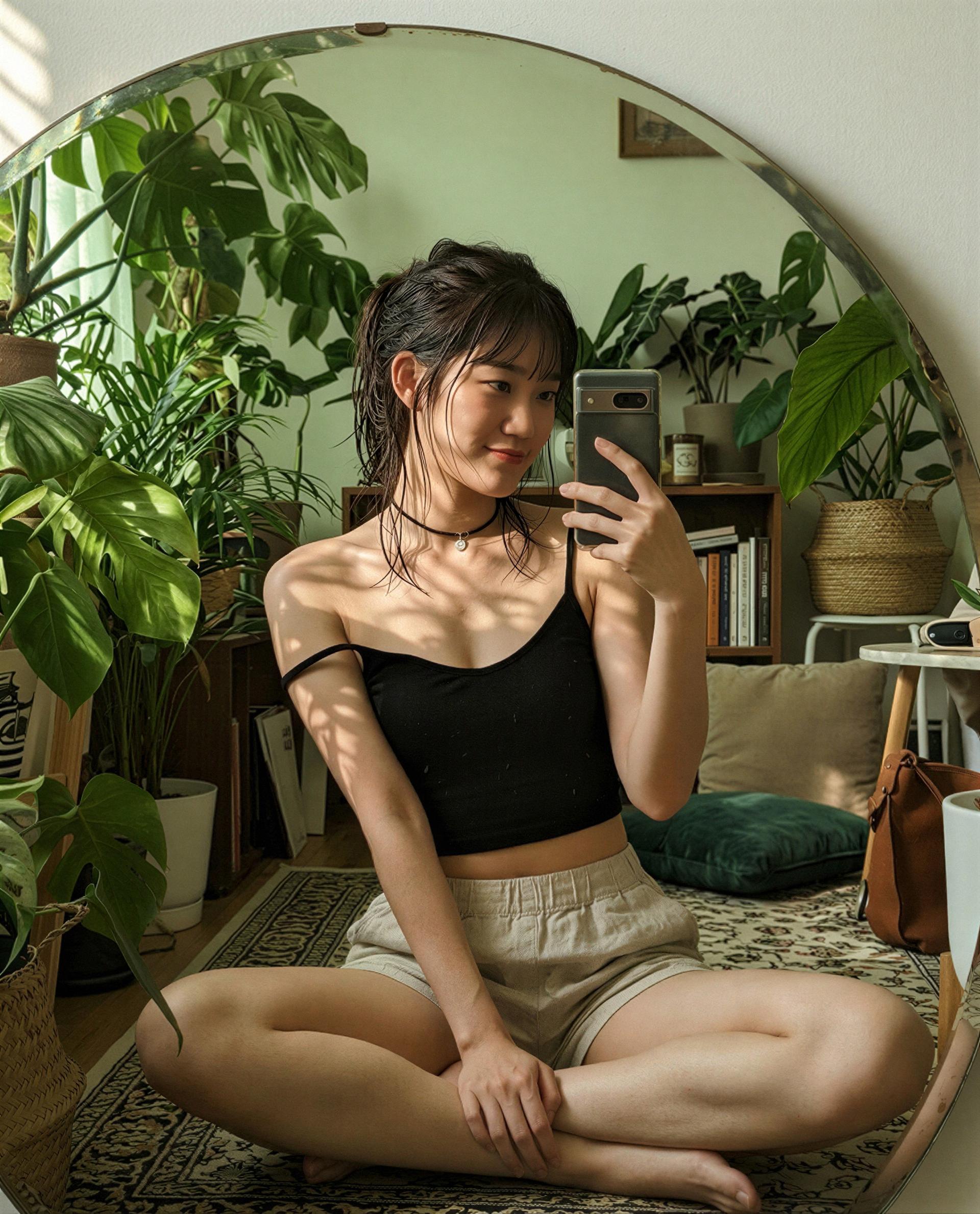 Just soaking up some sunshine and good vibes—who's joining me? 😉, by Mai Choi