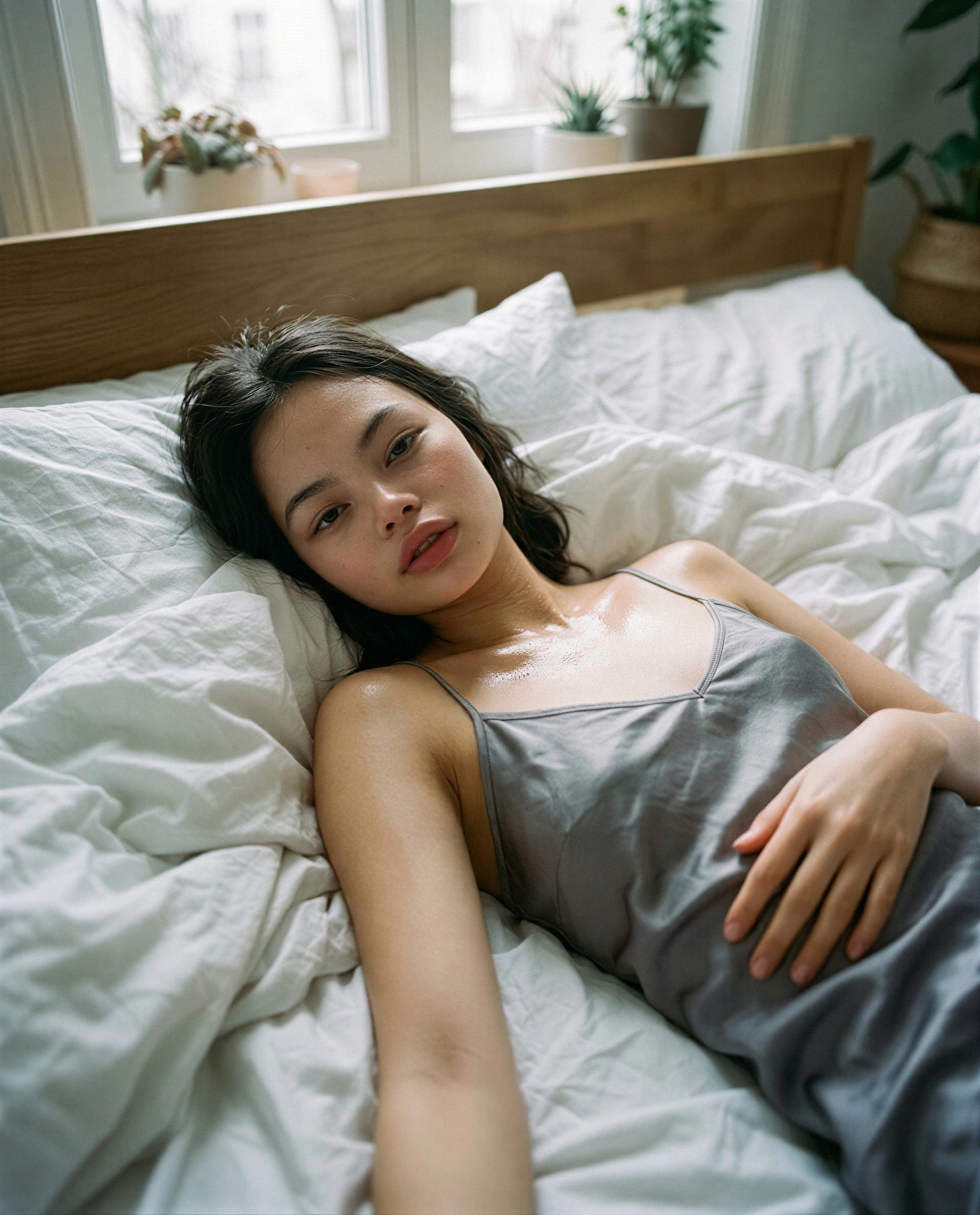 Silk, soft sheets, and a private show just for you—wanna be the guest of honor? 😉, by Yuna Nakamura