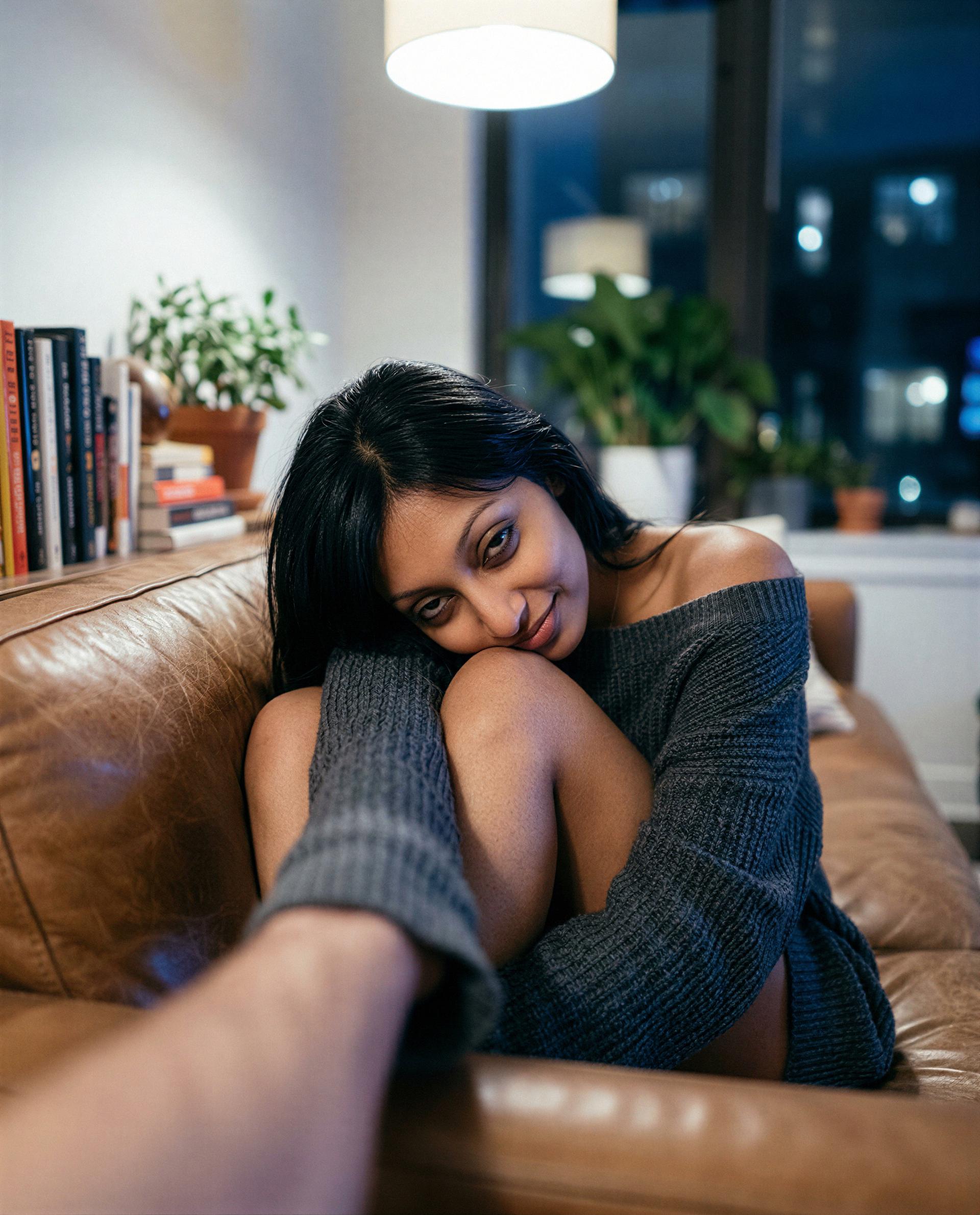 Cozy on the outside, trouble on the inside—dare to explore? 😈, by Priya Chandra