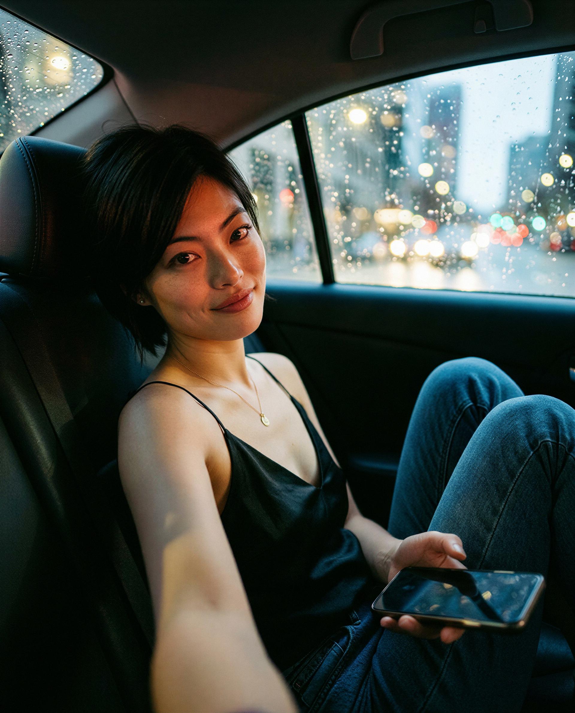 Stuck in the rain—wanna make this ride unforgettable?, by Roshni Karimov