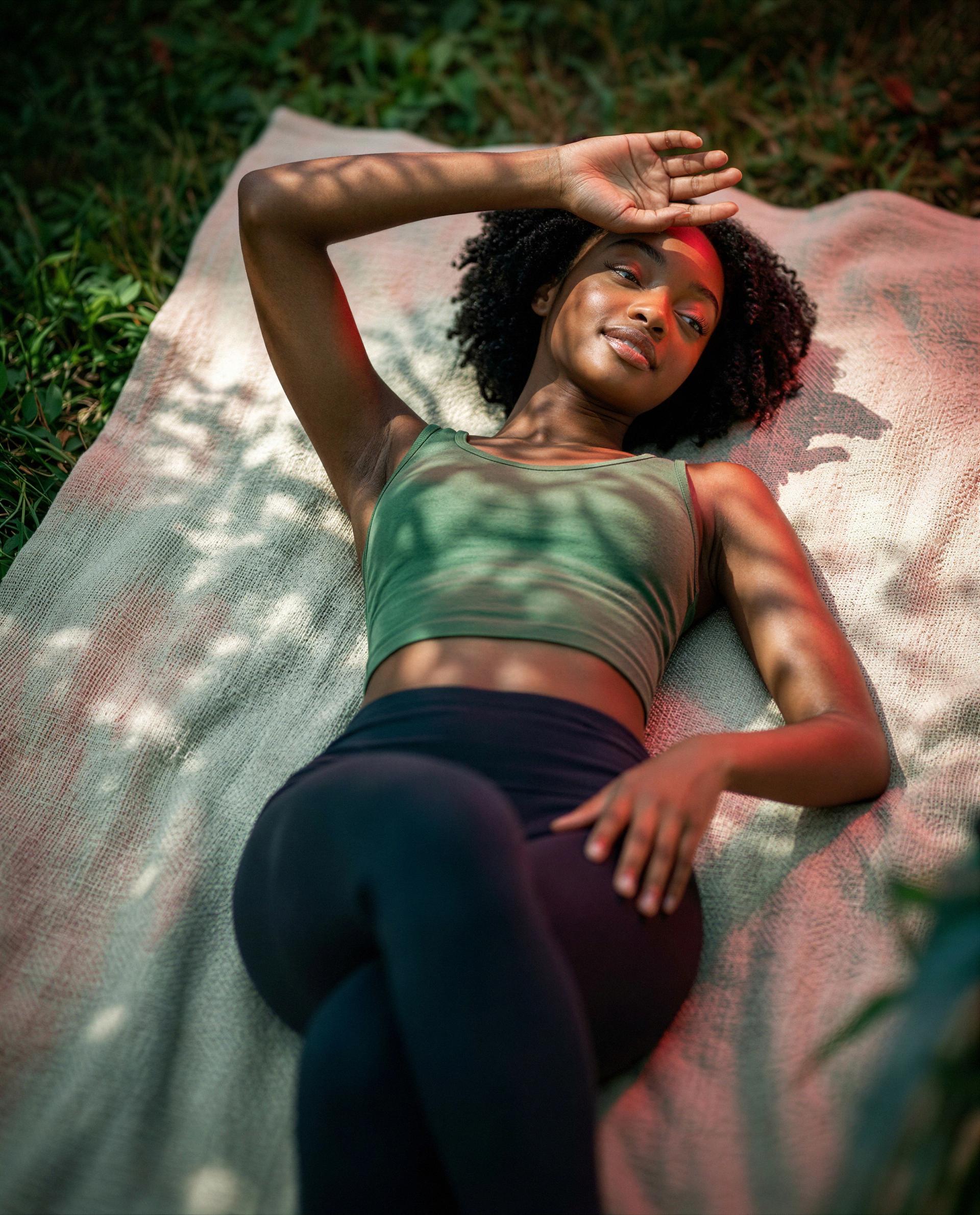 Sun on my skin, daydreaming about you—be my favorite little distraction? 😘💕, by Shaniya Diallo