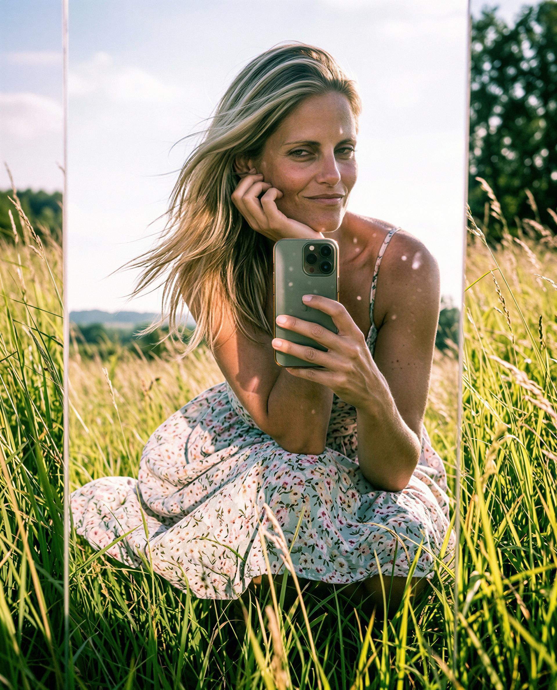 Found me in the meadow—wanna see what I do when no one's watching? 😉, by Sandra Johansson