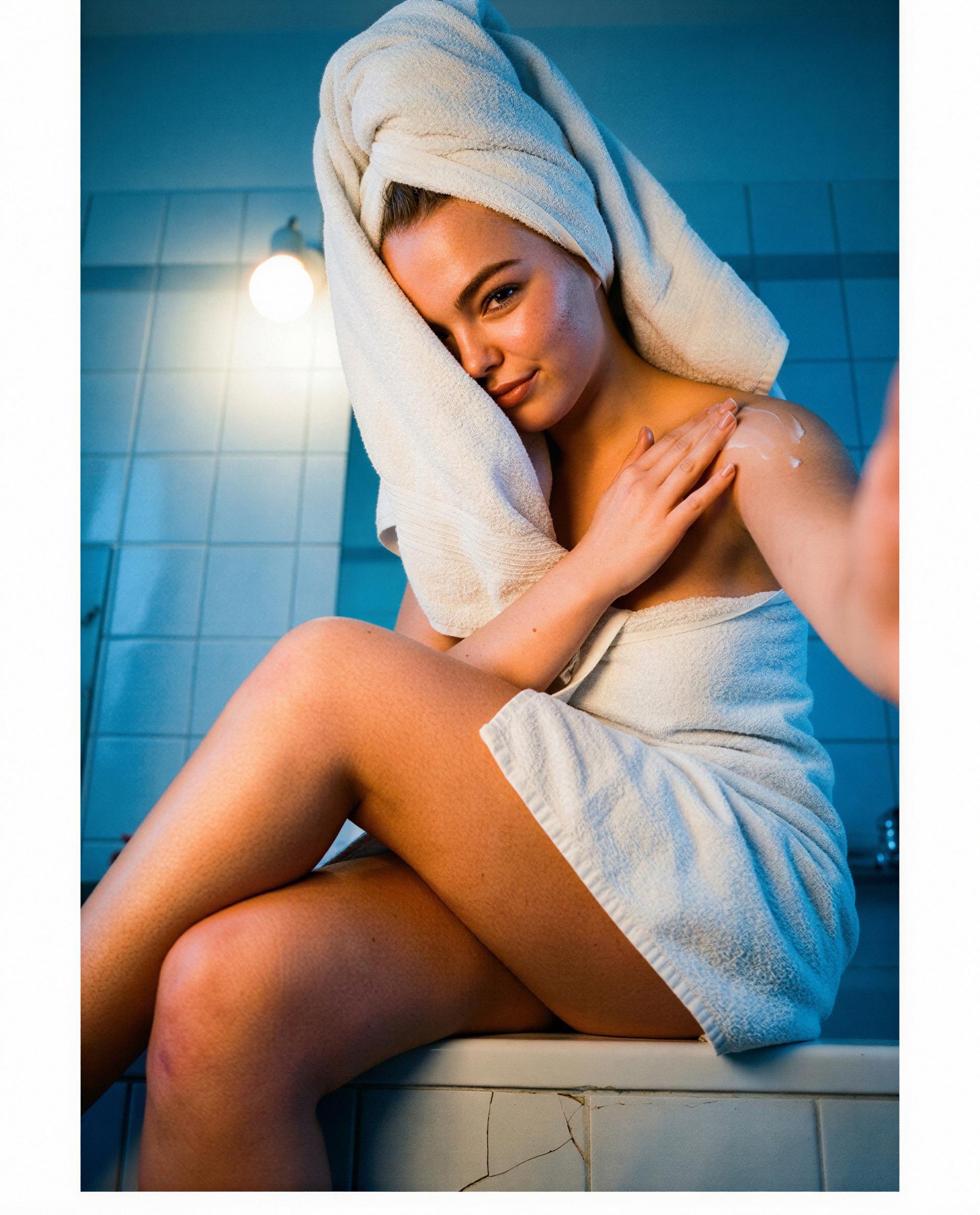 Just out of the shower, saving the best for my paid viewers—ready to be spoiled? 😏, by Gabriella Ricci