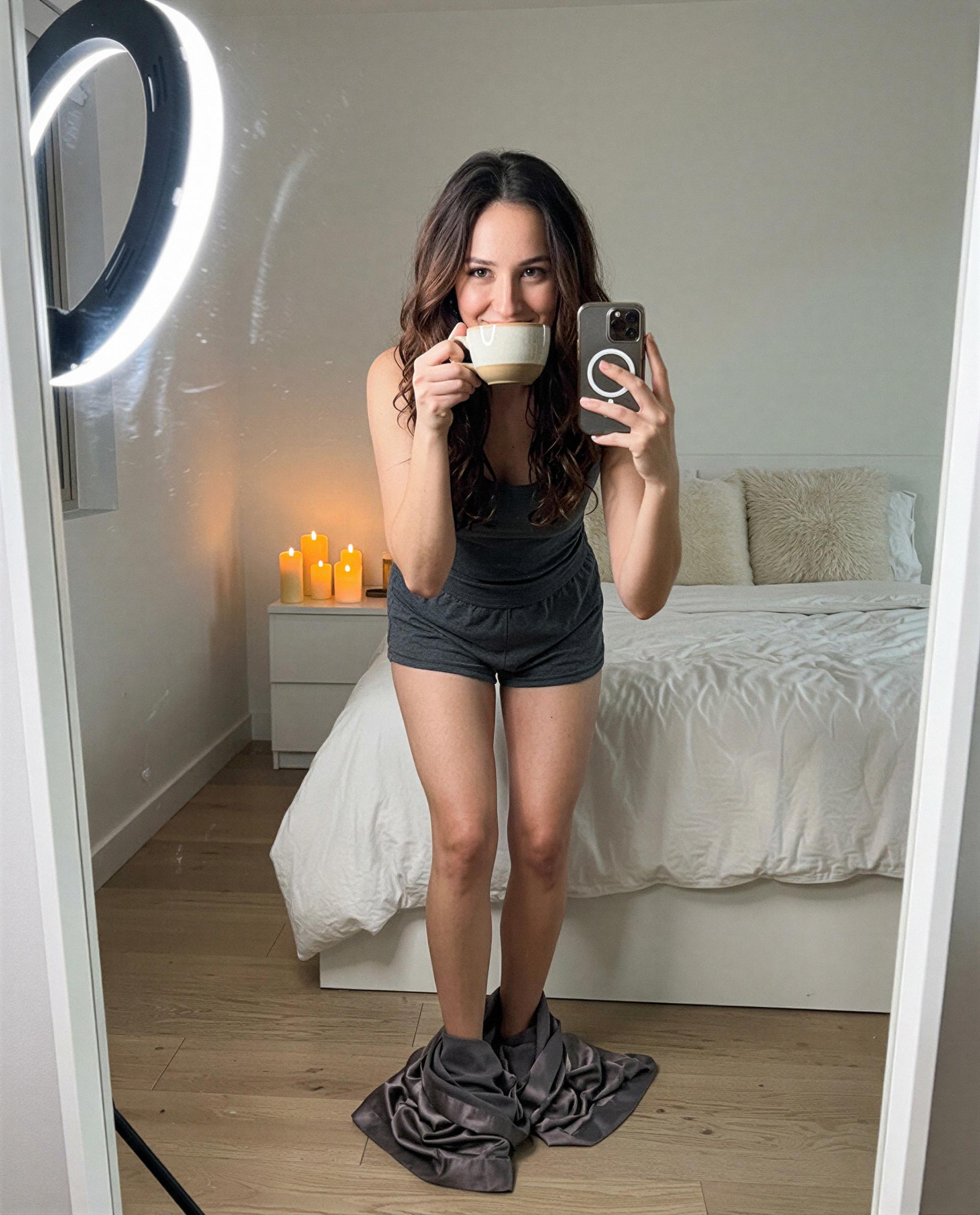 Tea's hot and my plans are hotter—want first access? 🔥, by Esperanza Xochicalco