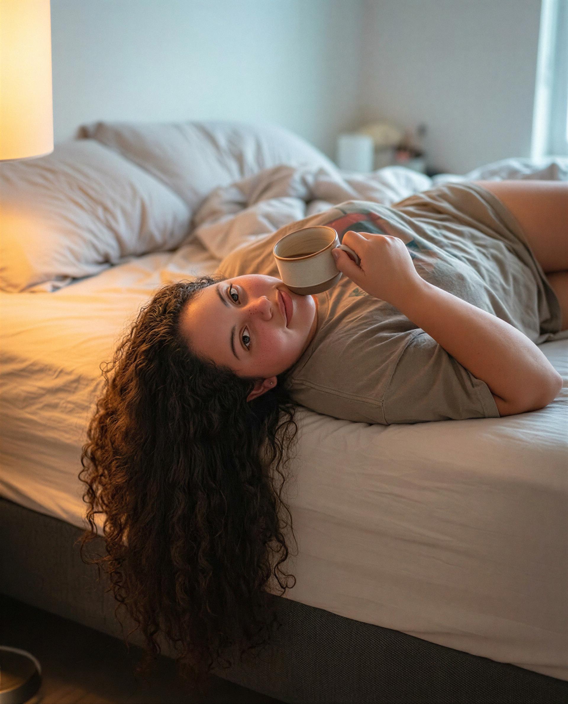 Raquel Ramirez: Just me, my coffee, and a whole lot of cozy vibes ☕️✨