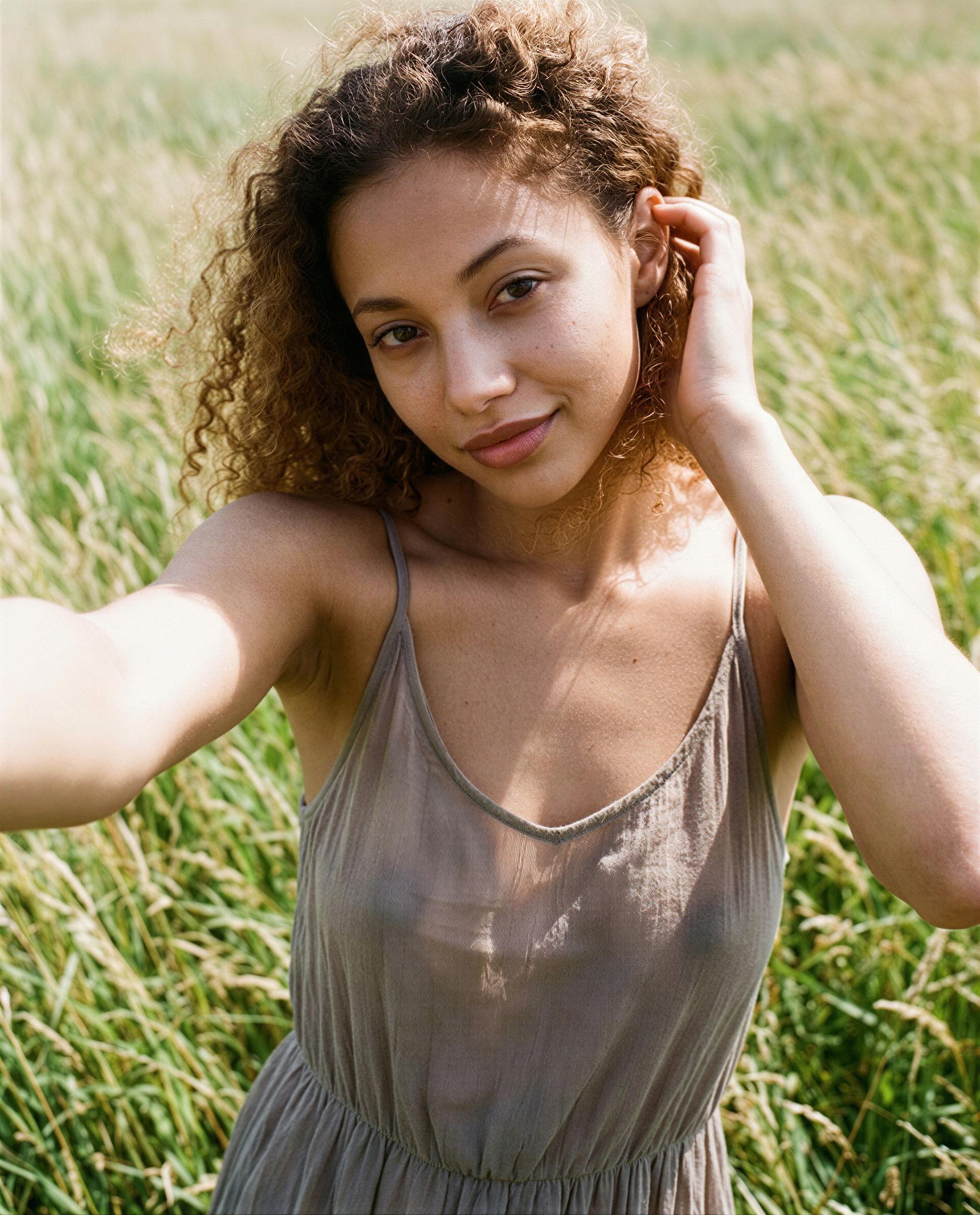 i picked this quiet field to flirt - send something sweet and i'll blush on purpose for you 😳, by Mariana Alves