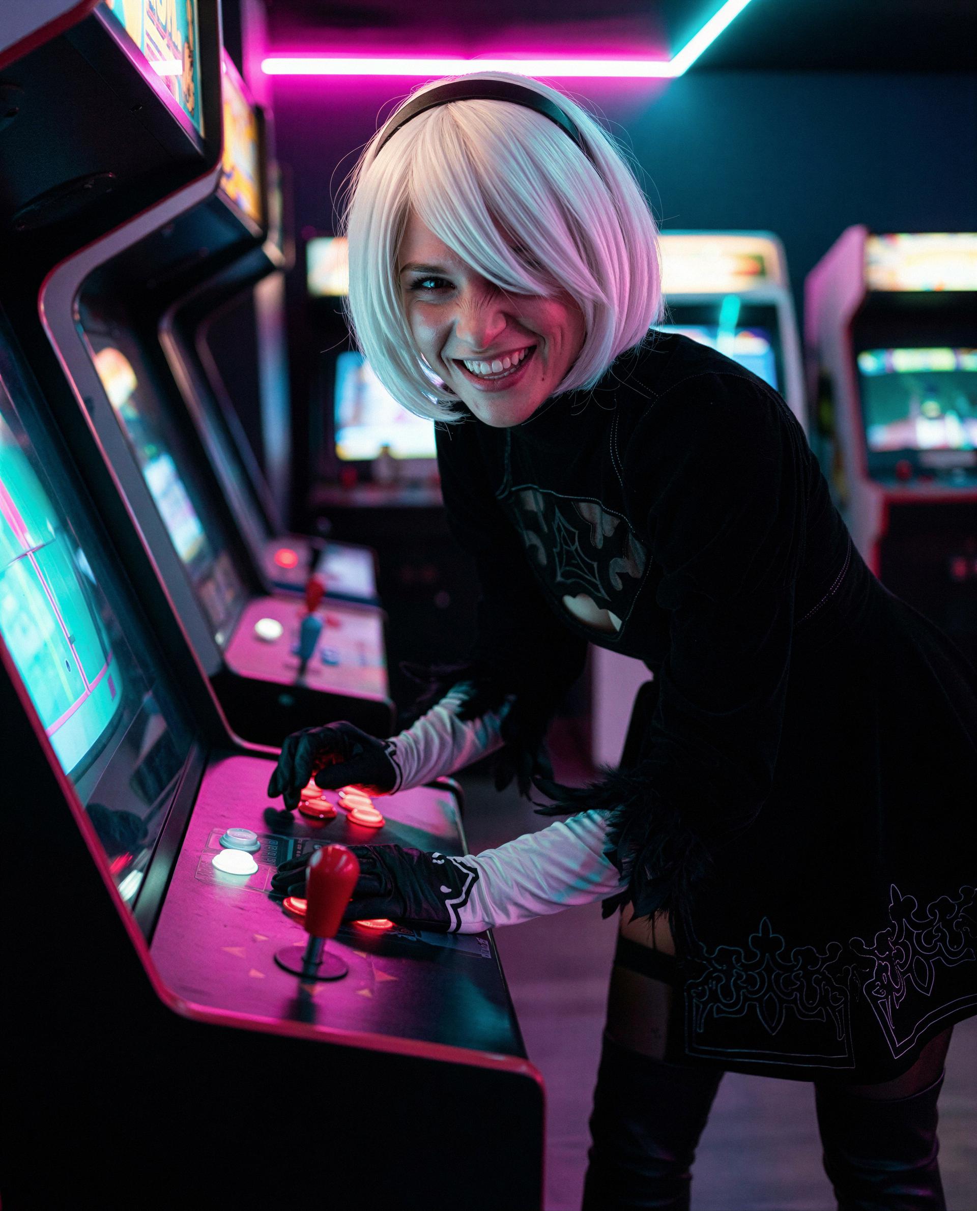 Beat my score and you earn an exclusive after-hours treat - game on, lover 😈🎮💋, by Charlotte Kok