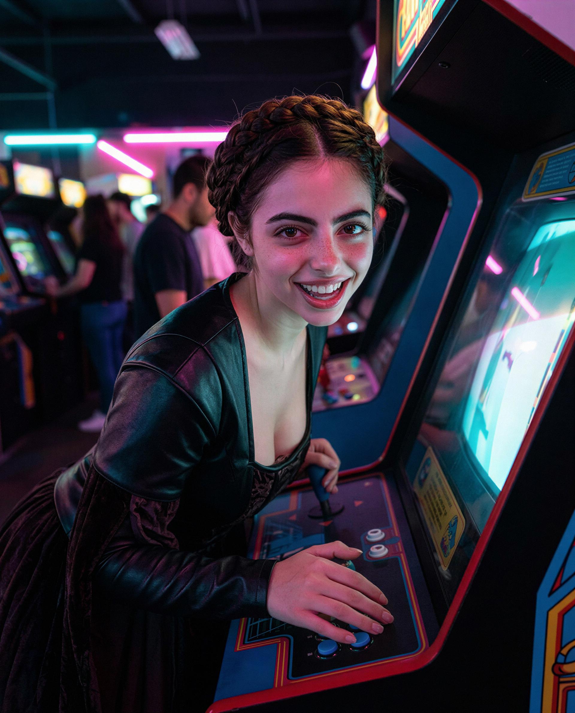 Beat my game and I’ll give you a private reward—ready to play, baby? 😘, by Dalia Hashim