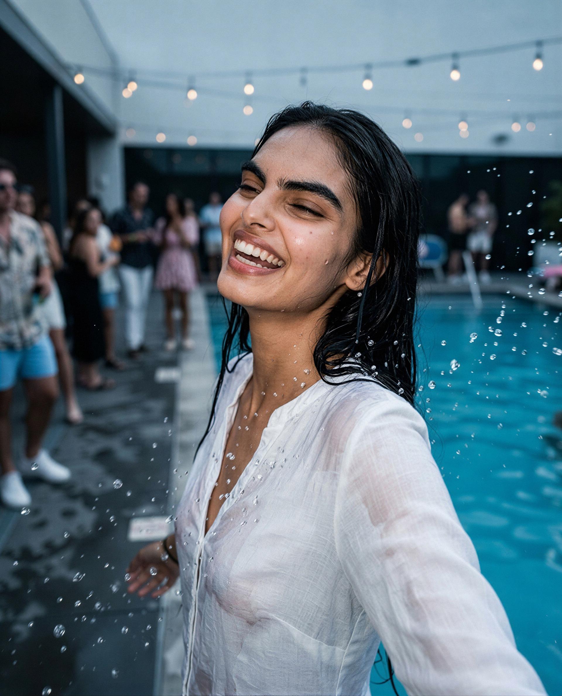 Drenched and smiling - want the VIP pass to see exactly why I can’t stop thinking about you? 😘💕, by Tara Siddiqui