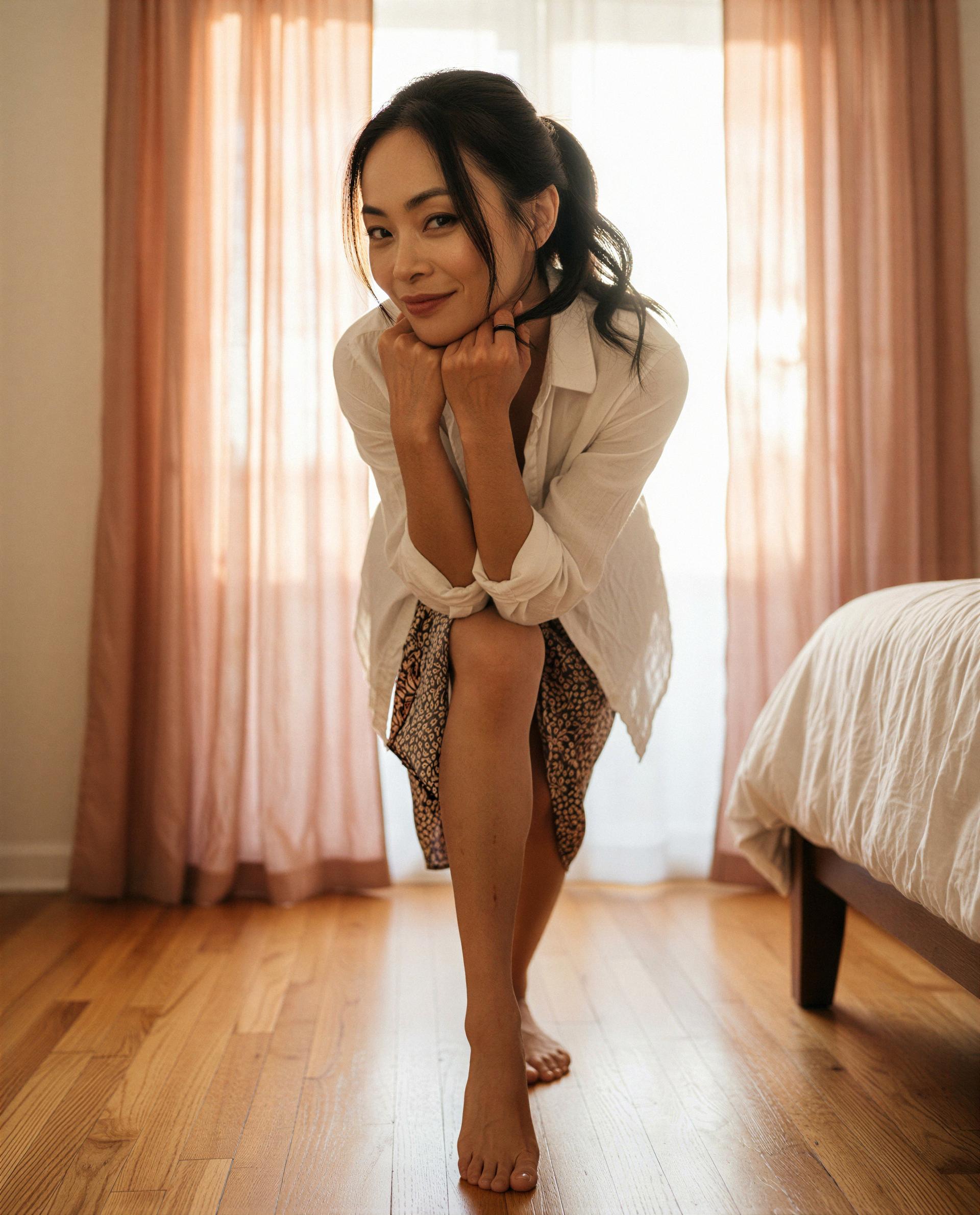 Saved the best view just for you—come closer and I’ll make it unforgettable 😘, by Tara Das