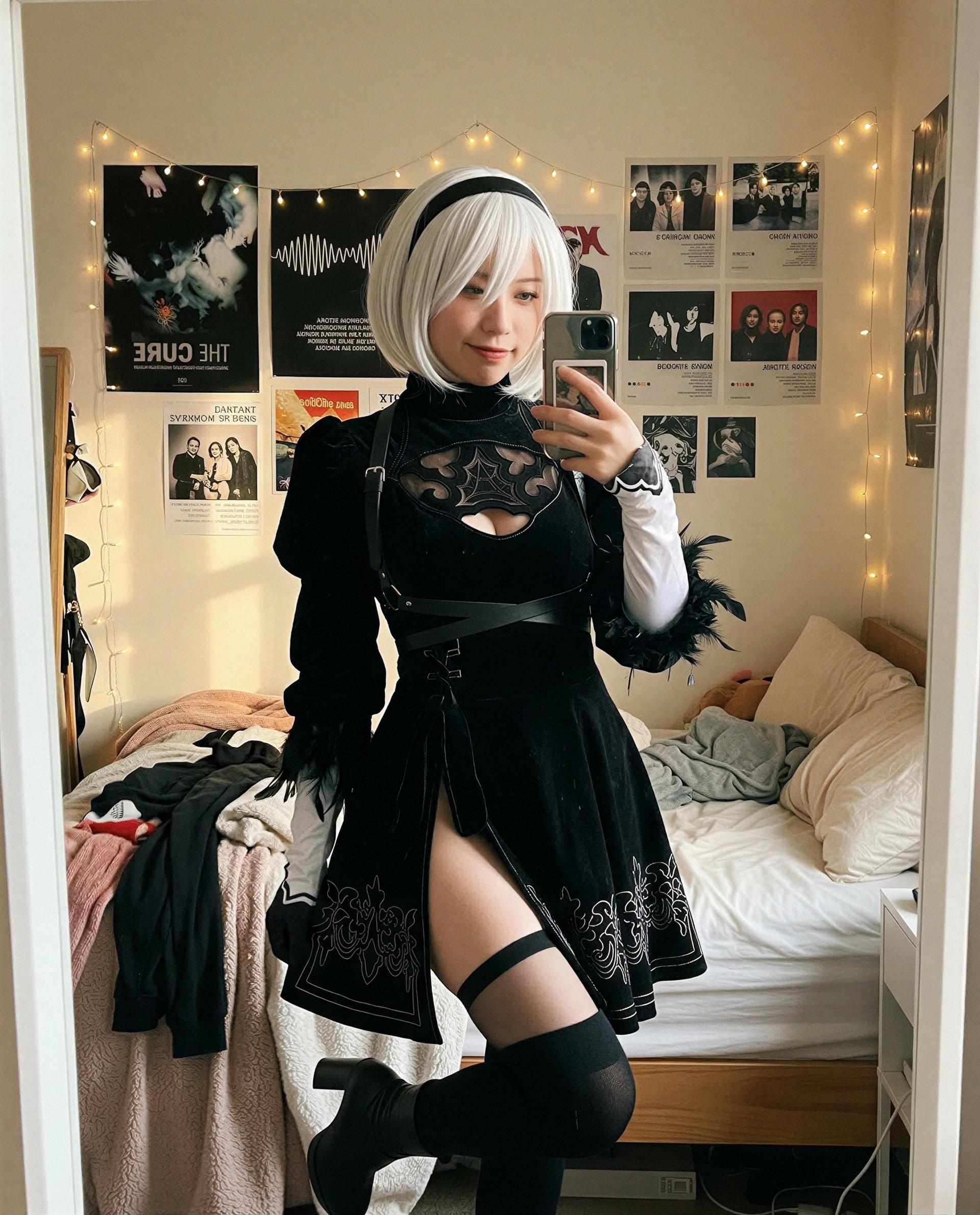 Left the lights on and the dress undone—come claim what’s yours tonight 😘, by Daisy Ping Zhang