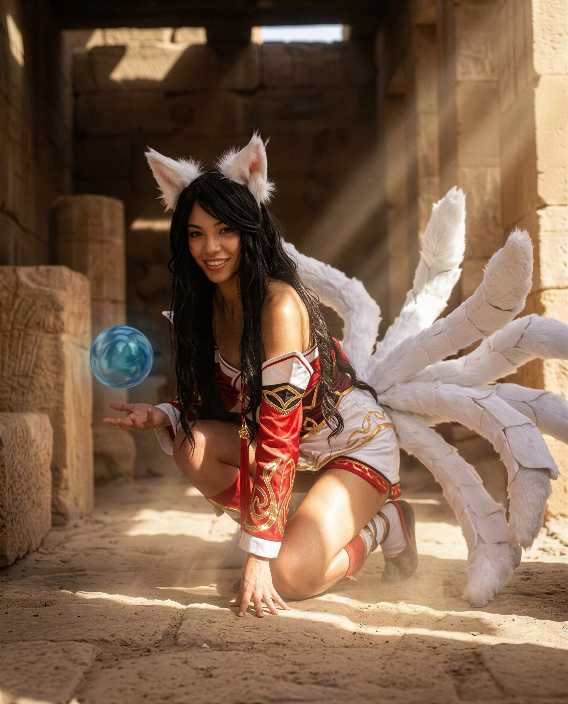 Choose a tail, claim your thrill—I'll make tonight unforgettable 😘, by Daniela Ramos