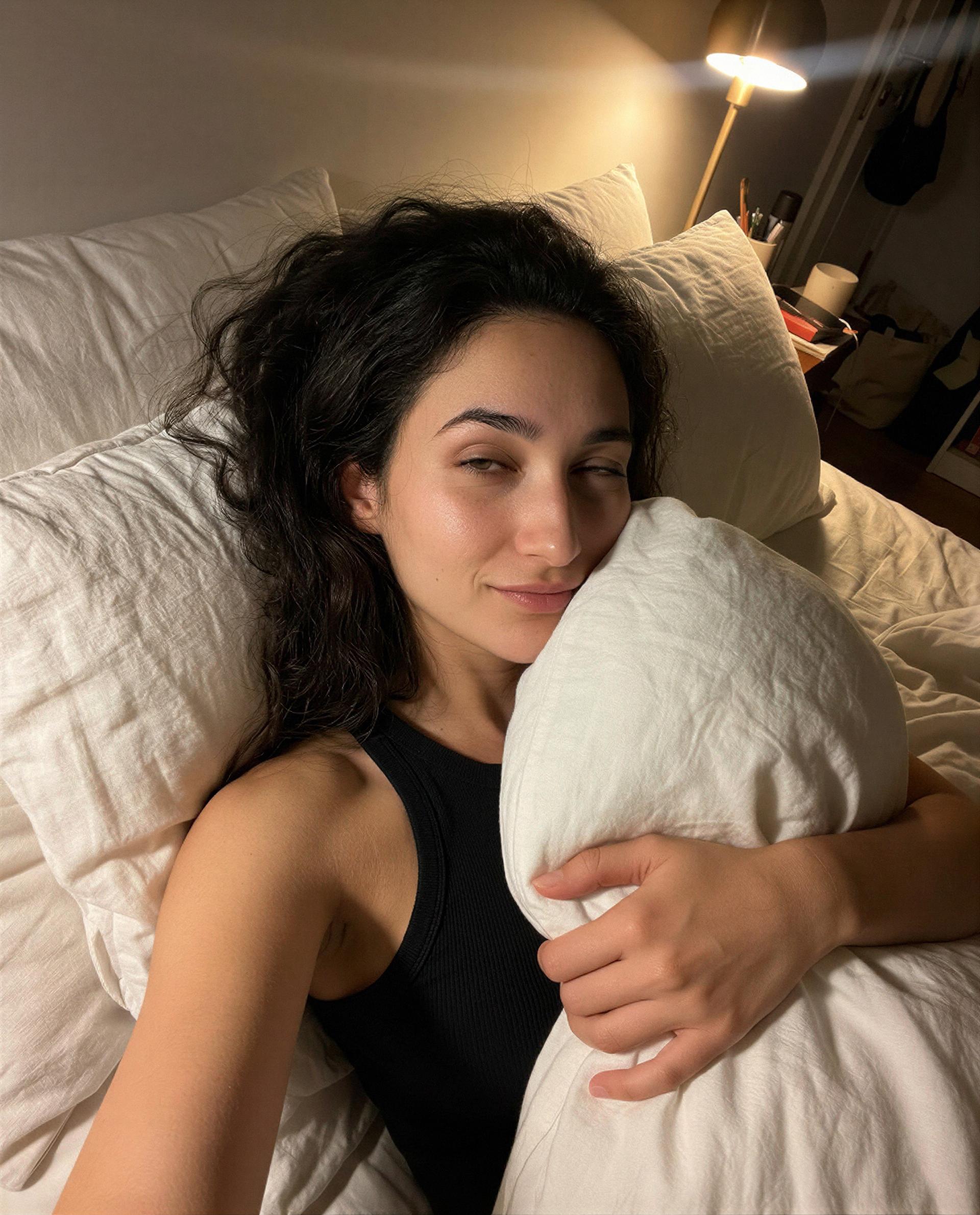 Hugging this pillow but picturing your hands—want to make it real? 😉, by Agata Adamski