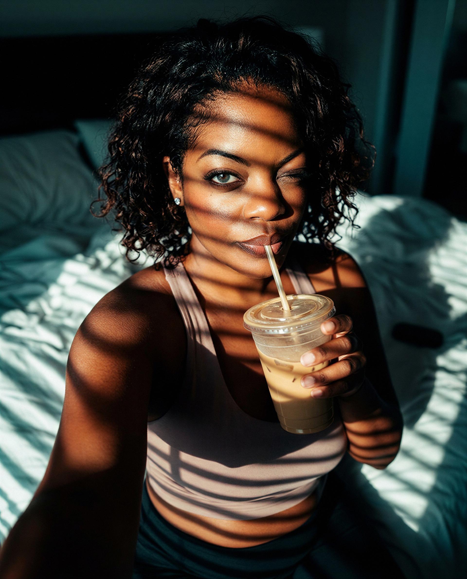 Come grab a private sip of my morning—I'll make it worth your while 😉💕, by Danielle Robinson